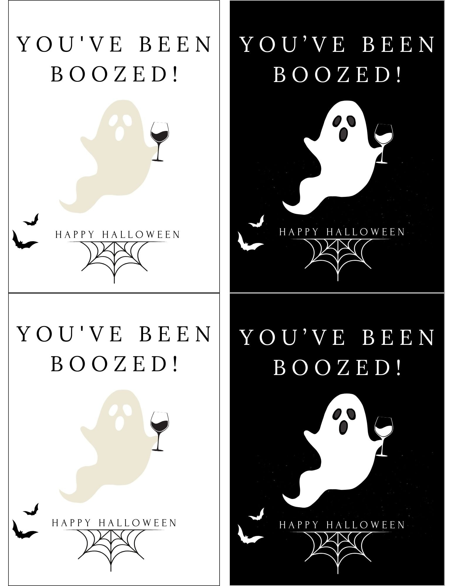 You&amp;#039;Ve Been Boozed Wine Game! (Free Printables) with regard to You Ve Been Boozed Printable Free