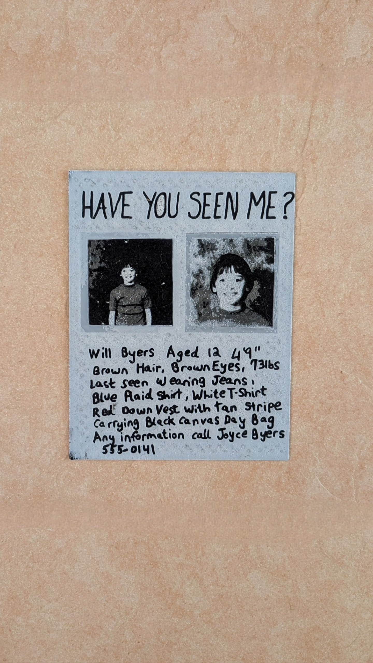 will byers missing poster printable free will byers missing poster printable free