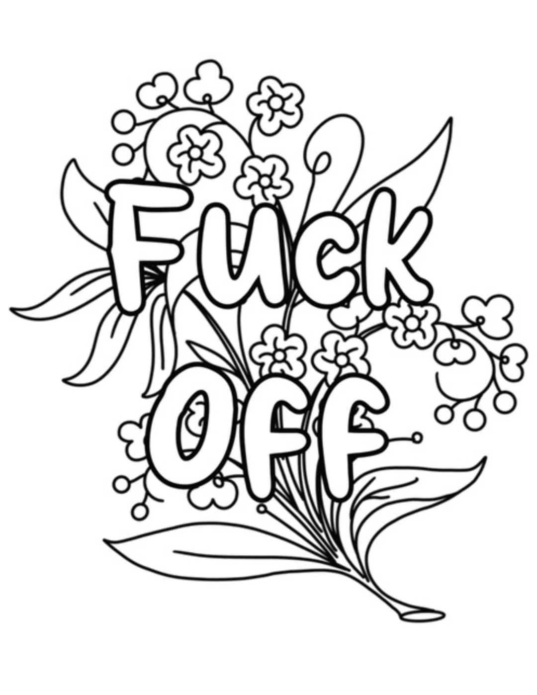24 Funny Swear Word Coloring Pages For 24 Funny Swear Word Coloring Pages For