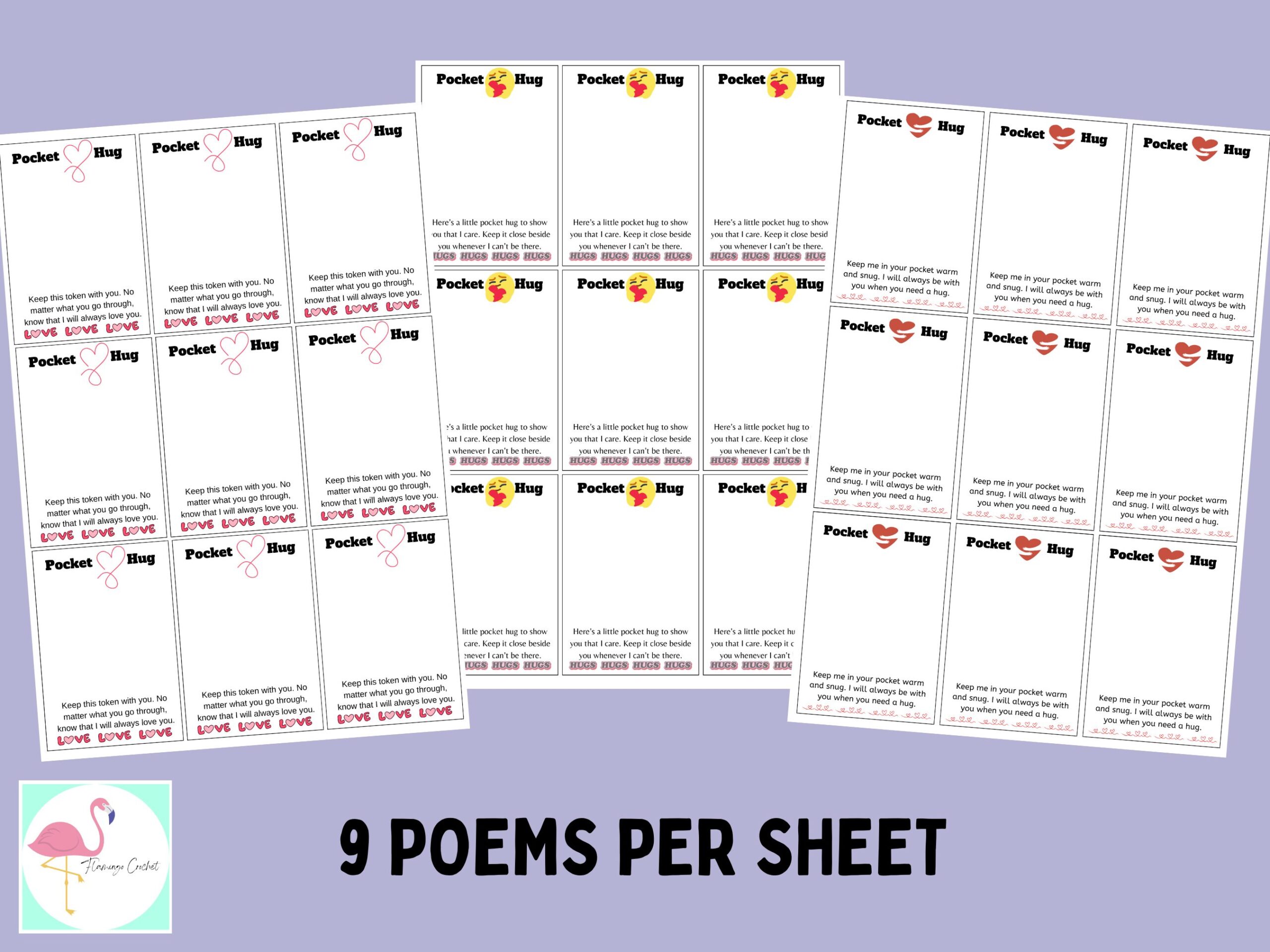 3 New Pocket Hug Poems