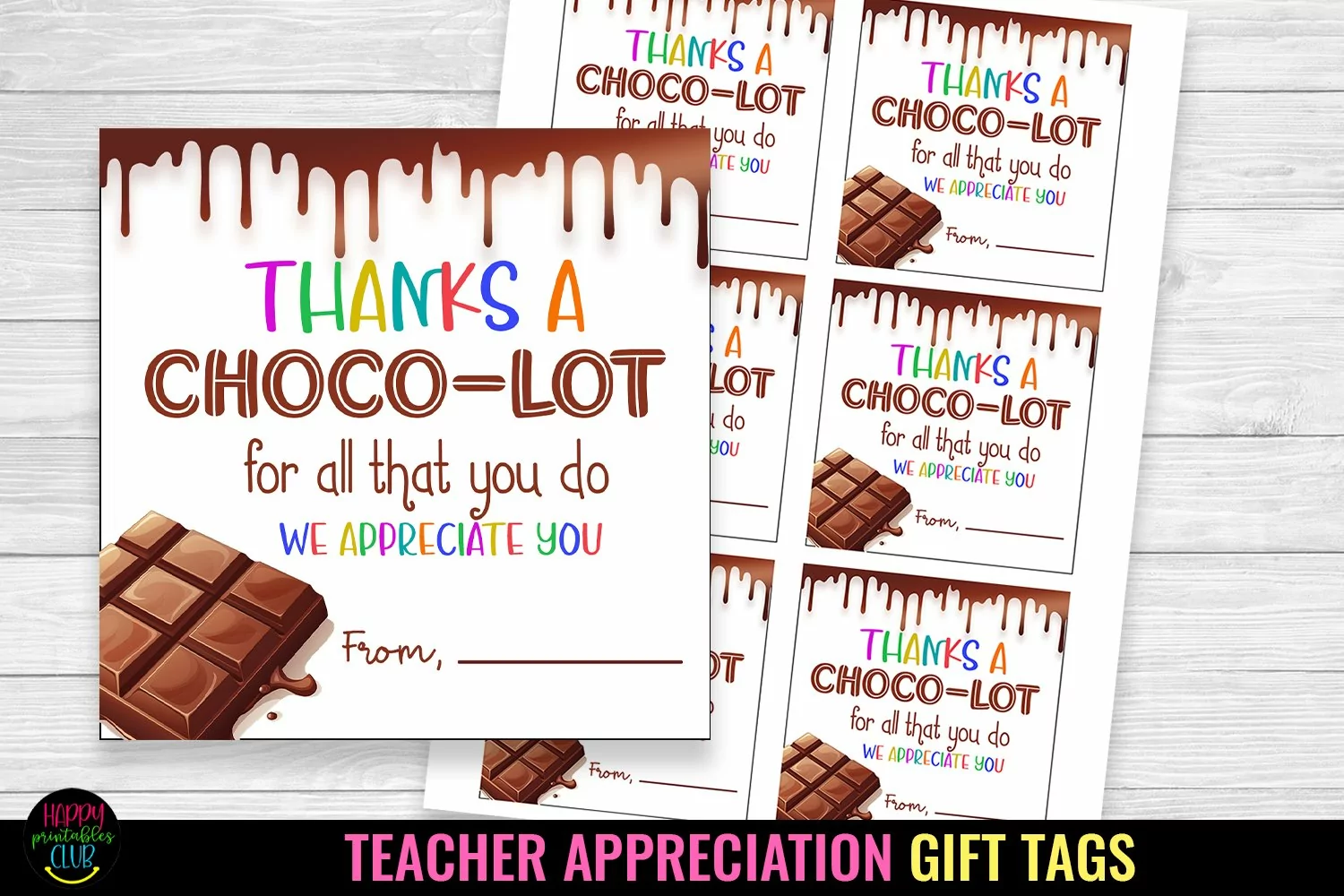 3729640 Thanks A Choco Lot I Teacher Appreciation Gift Tag 3729640 Thanks A Choco Lot I Teacher Appreciation Gift Tag