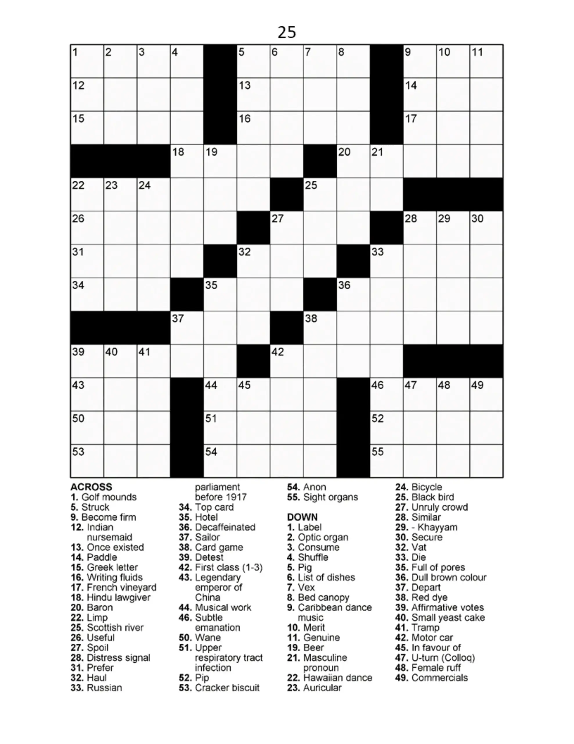 60 Large Print Crossword Puzzles Vol 2