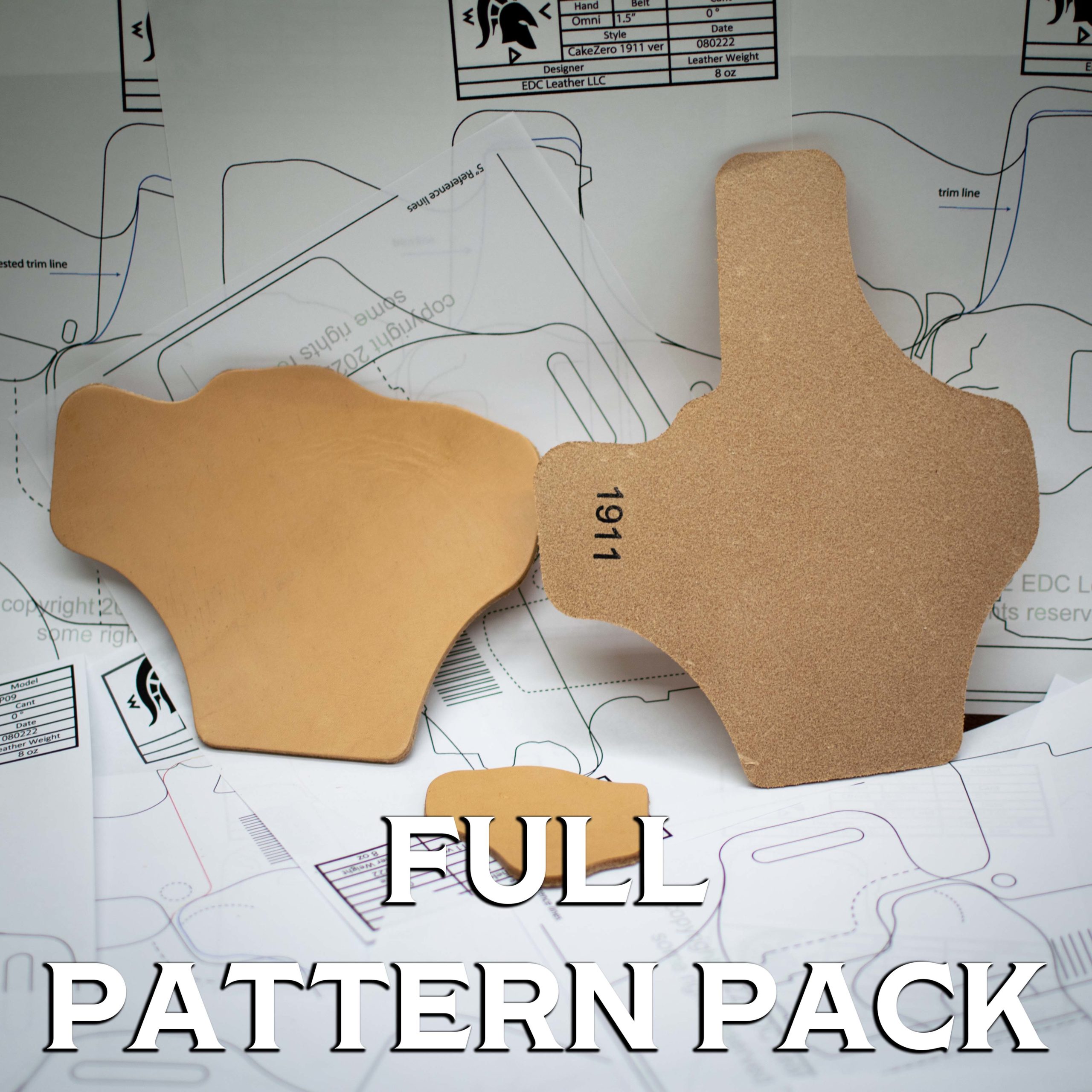 free printable leather holster patterns