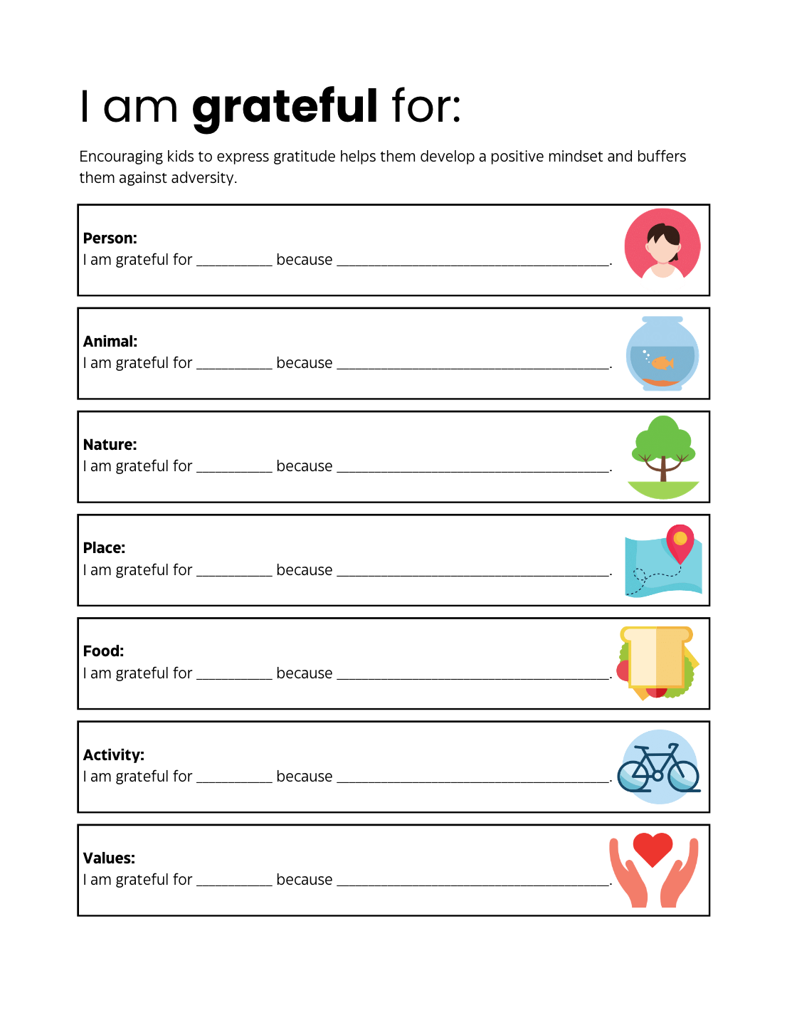 8 Mindfulness Worksheets For Kids 8 Mindfulness Worksheets For Kids