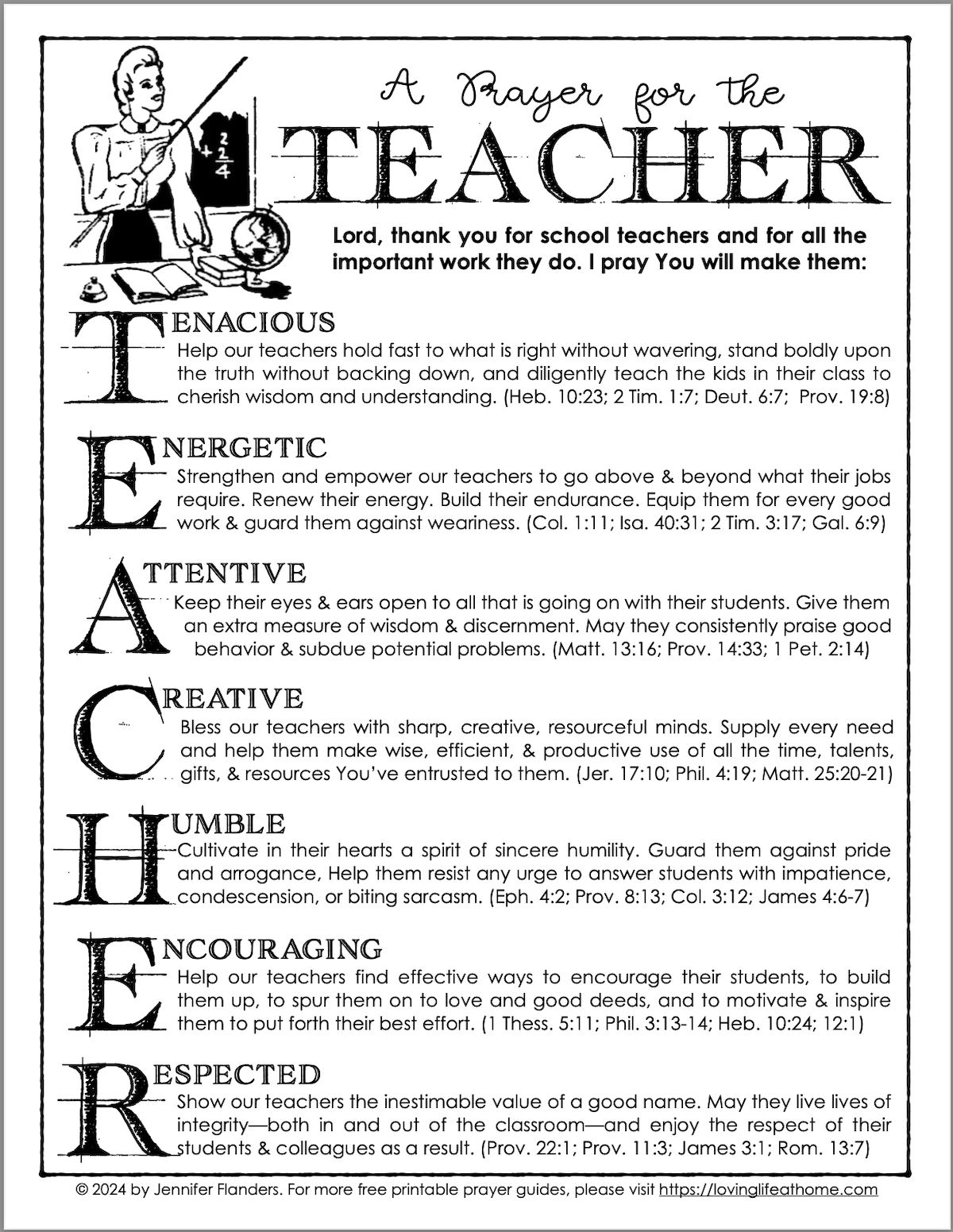 A Prayer For Teachers