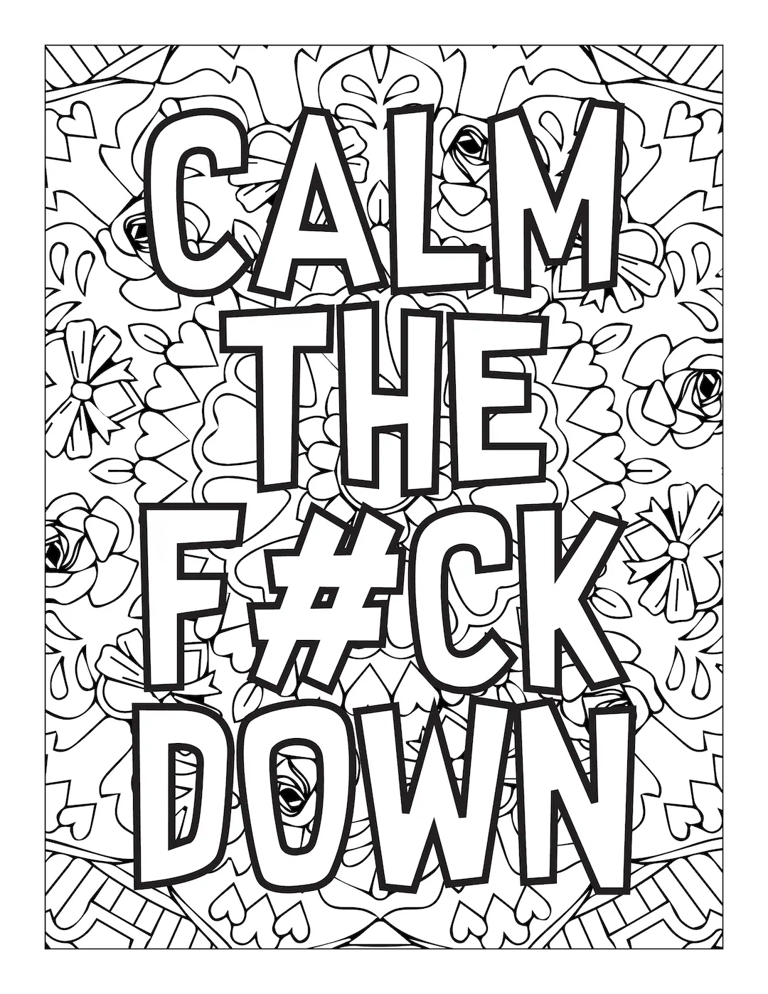 Adult Swear Word Coloring Page Adult Adult Swear Word Coloring Page Adult