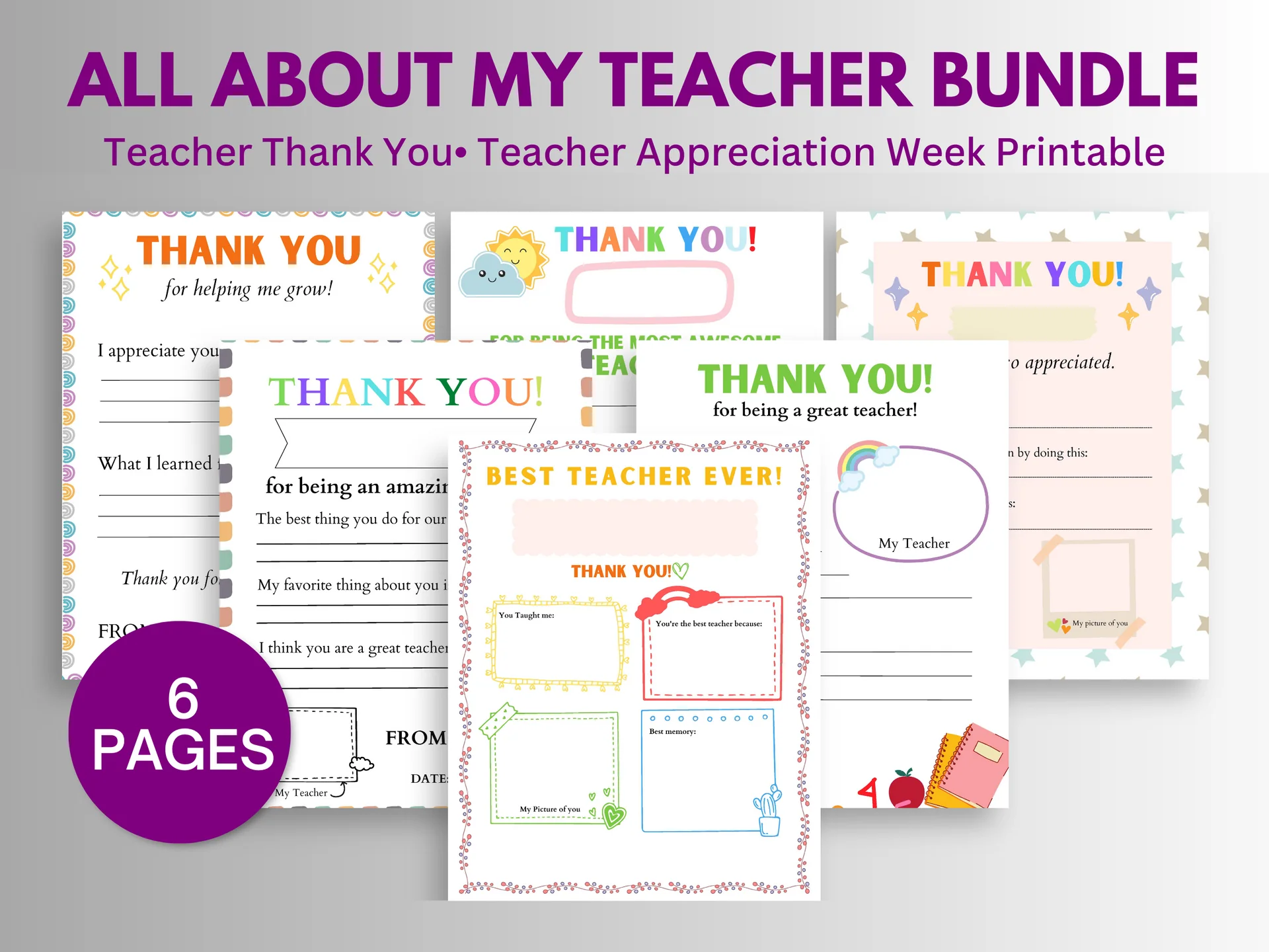 All About My Teacher All About My Teacher