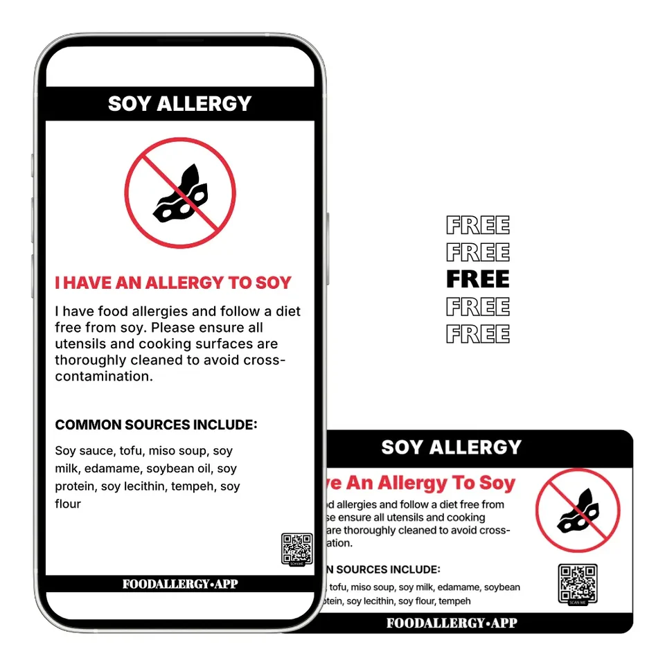 free printable allergy cards free printable allergy cards