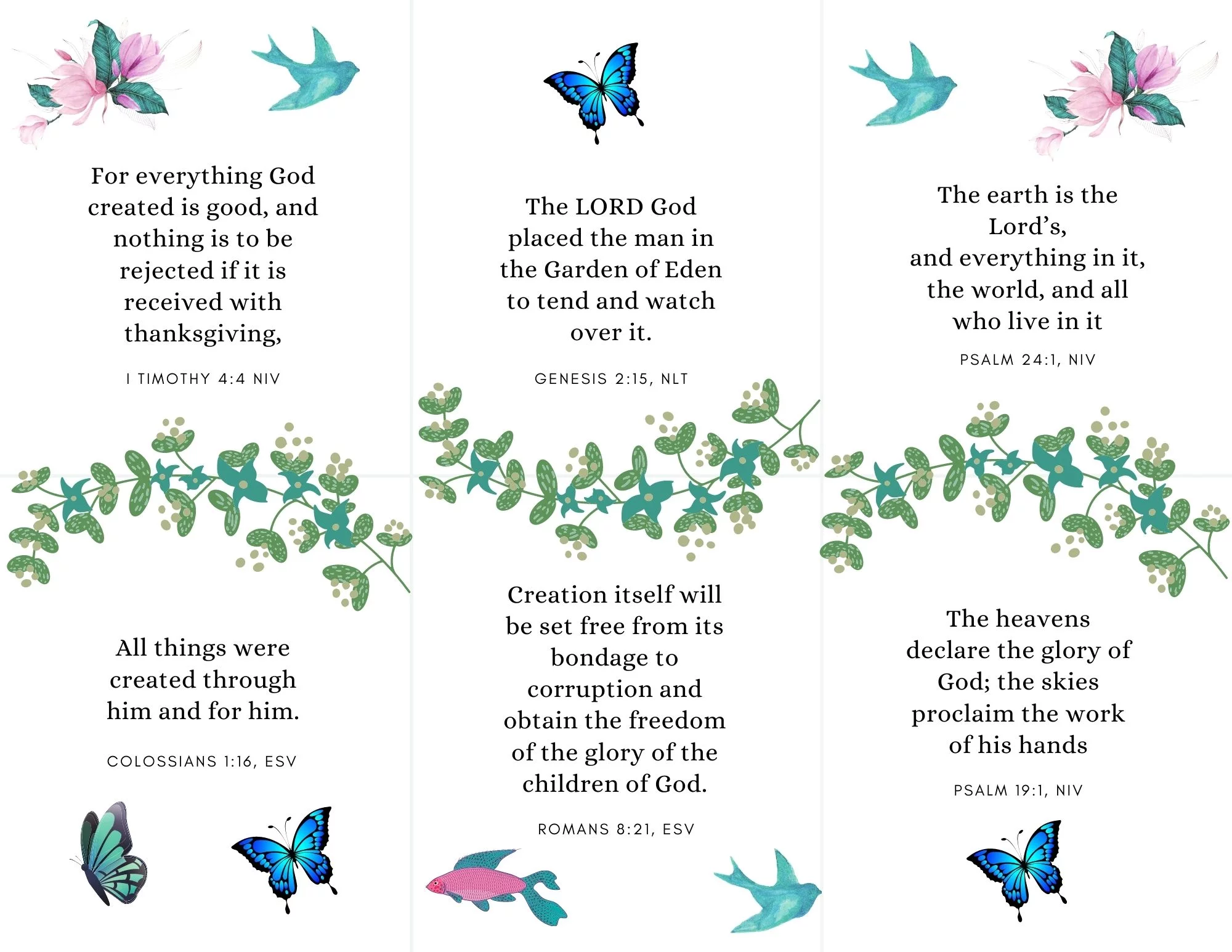 Bible Verse Cards Bible Verse Cards