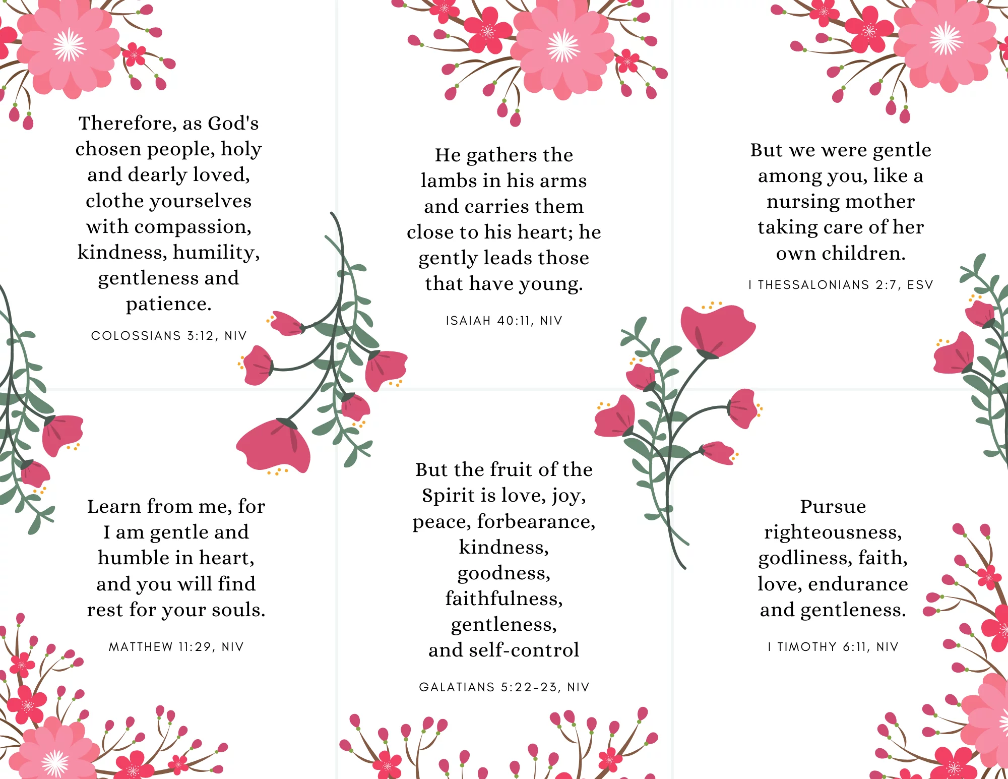 Bible Verse Cards