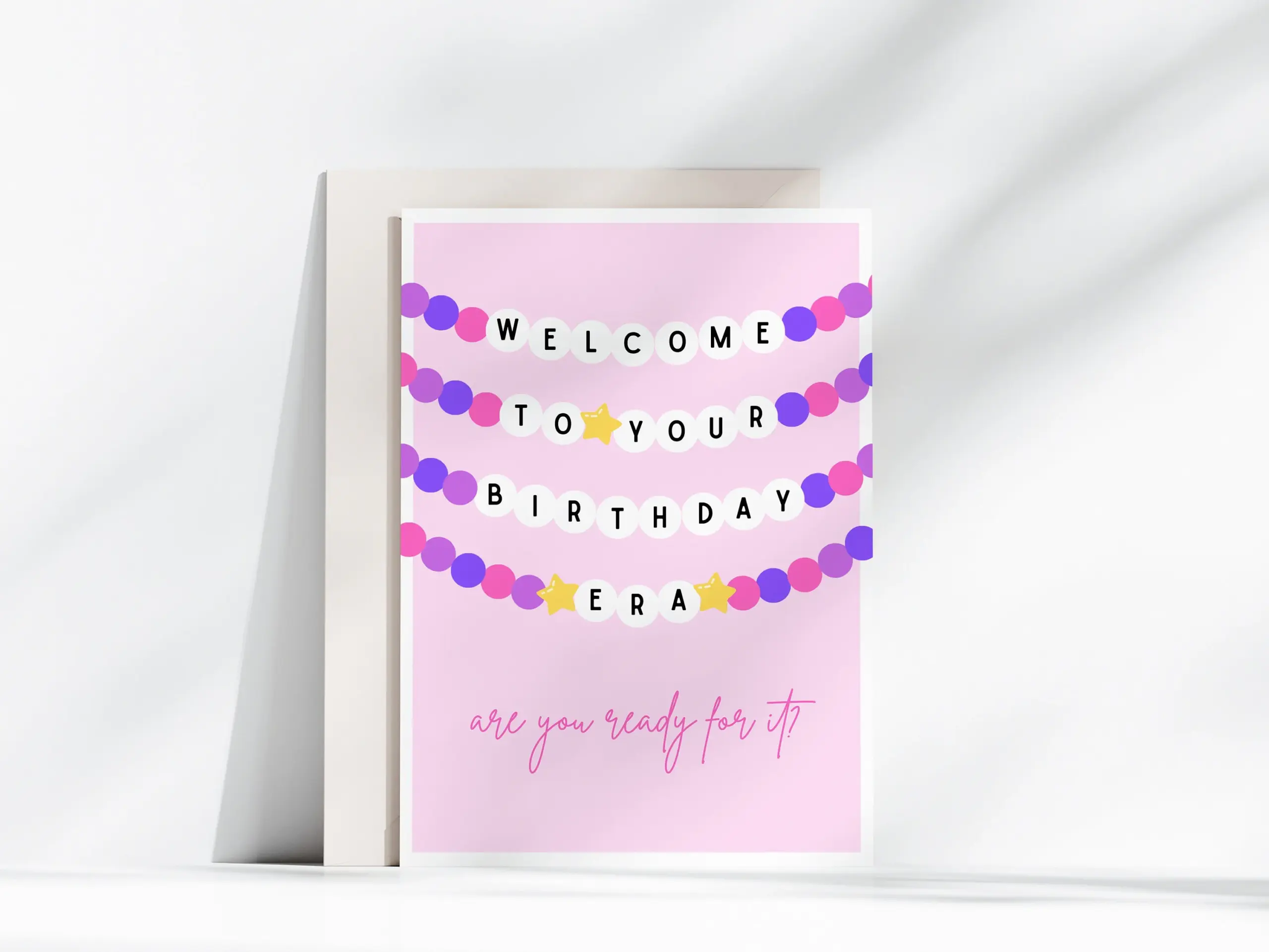 Birthday Era Card Printable Taylor Swift
