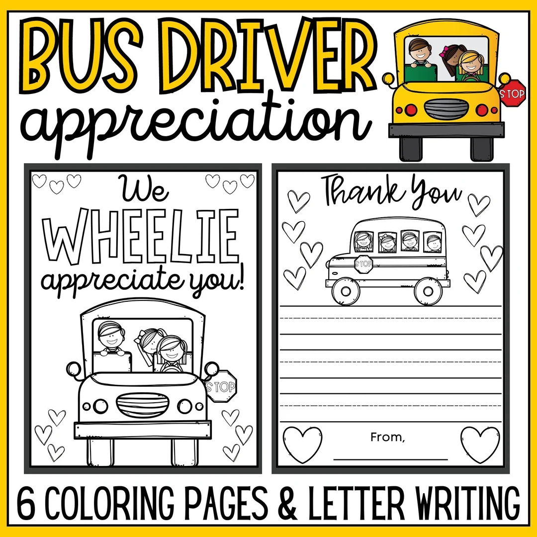 Bus Driver Appreciation Thank You Bus Driver Appreciation Thank You
