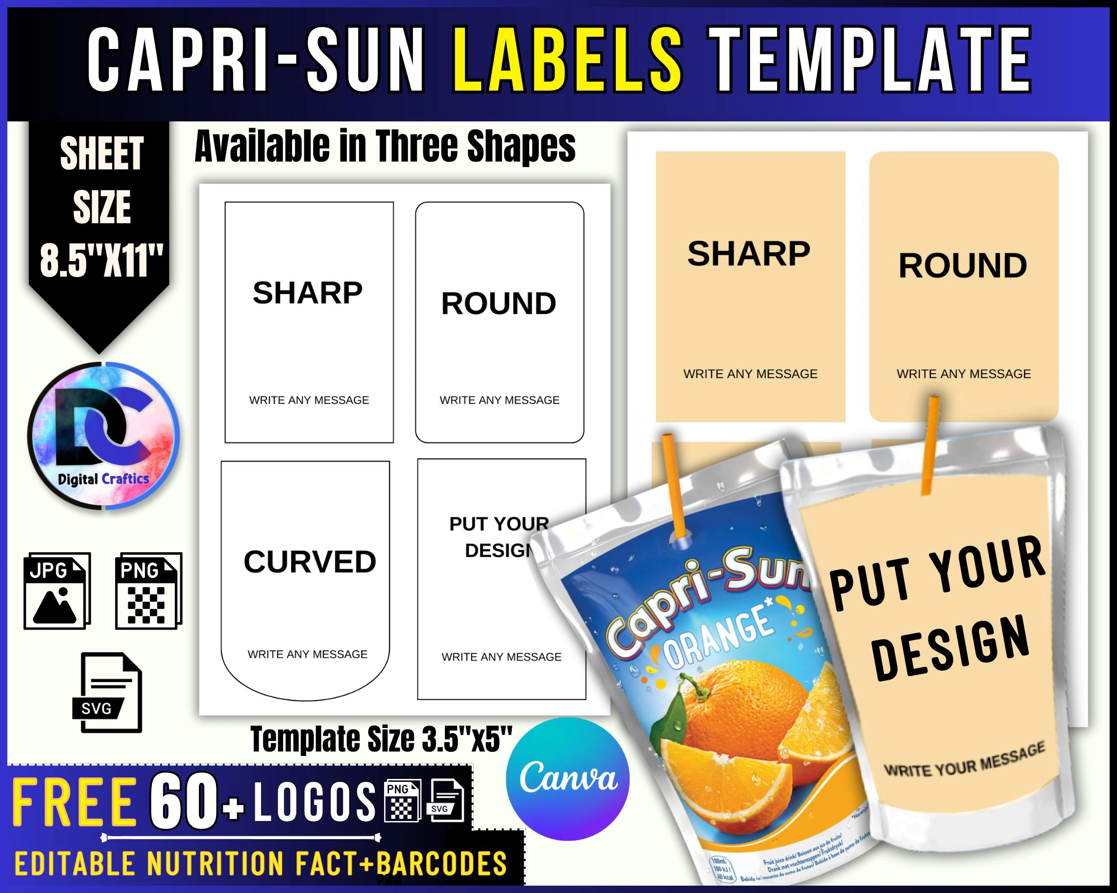 Caprisun Labels Caprisun Juice Label Caprisun Labels Caprisun Juice Label