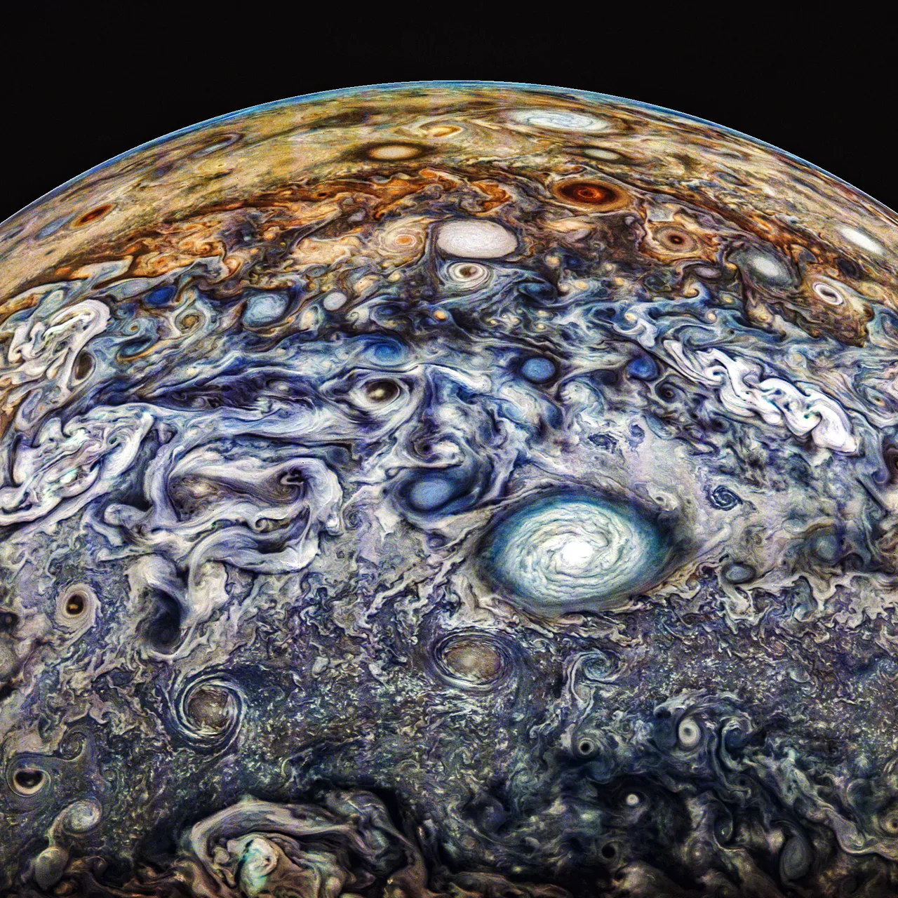 Check Out The Stunning New Images Of Jupiter From Nasas Juno Spacecraft 180985417