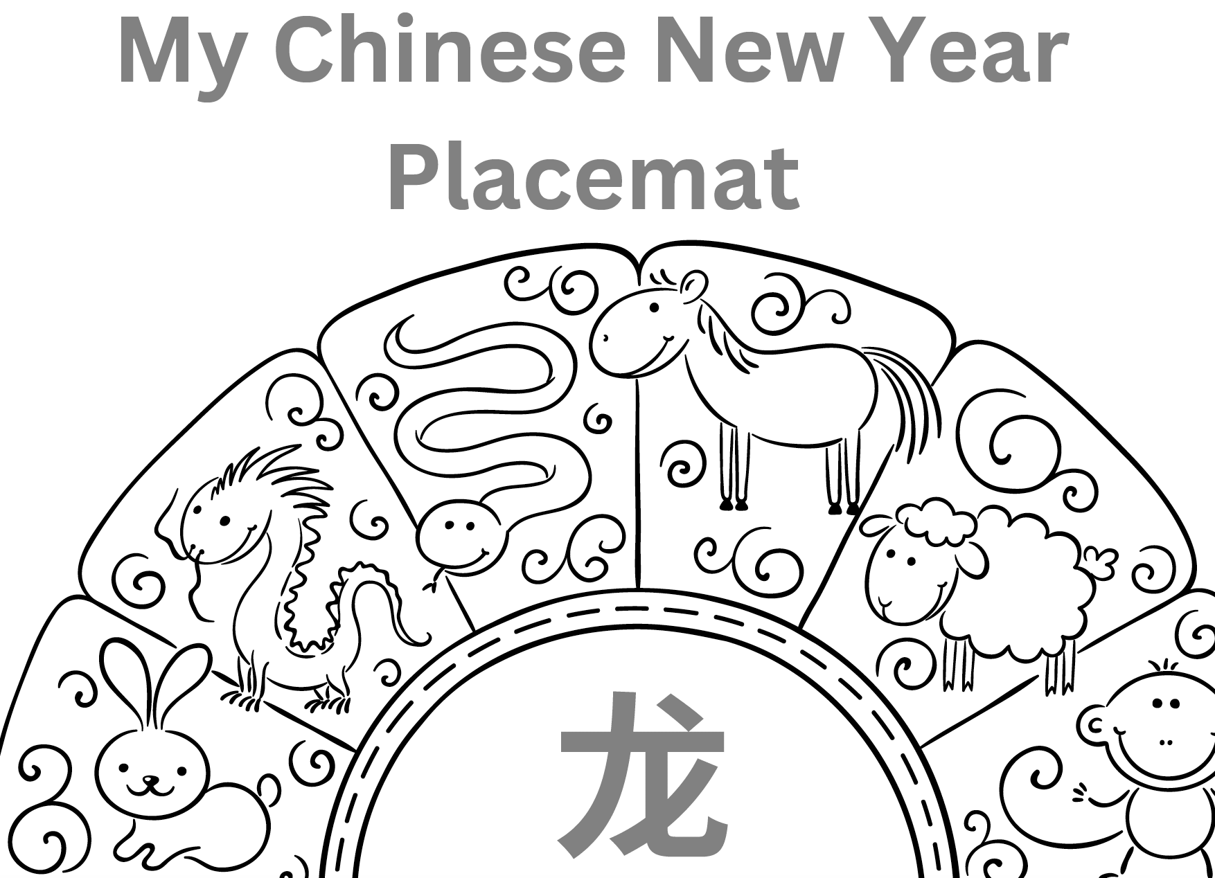 Chinese New Year Placemat