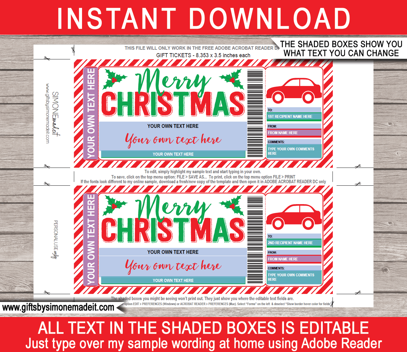 Christmas Driving Lessons Gift Voucher Christmas Driving Lessons Gift Voucher