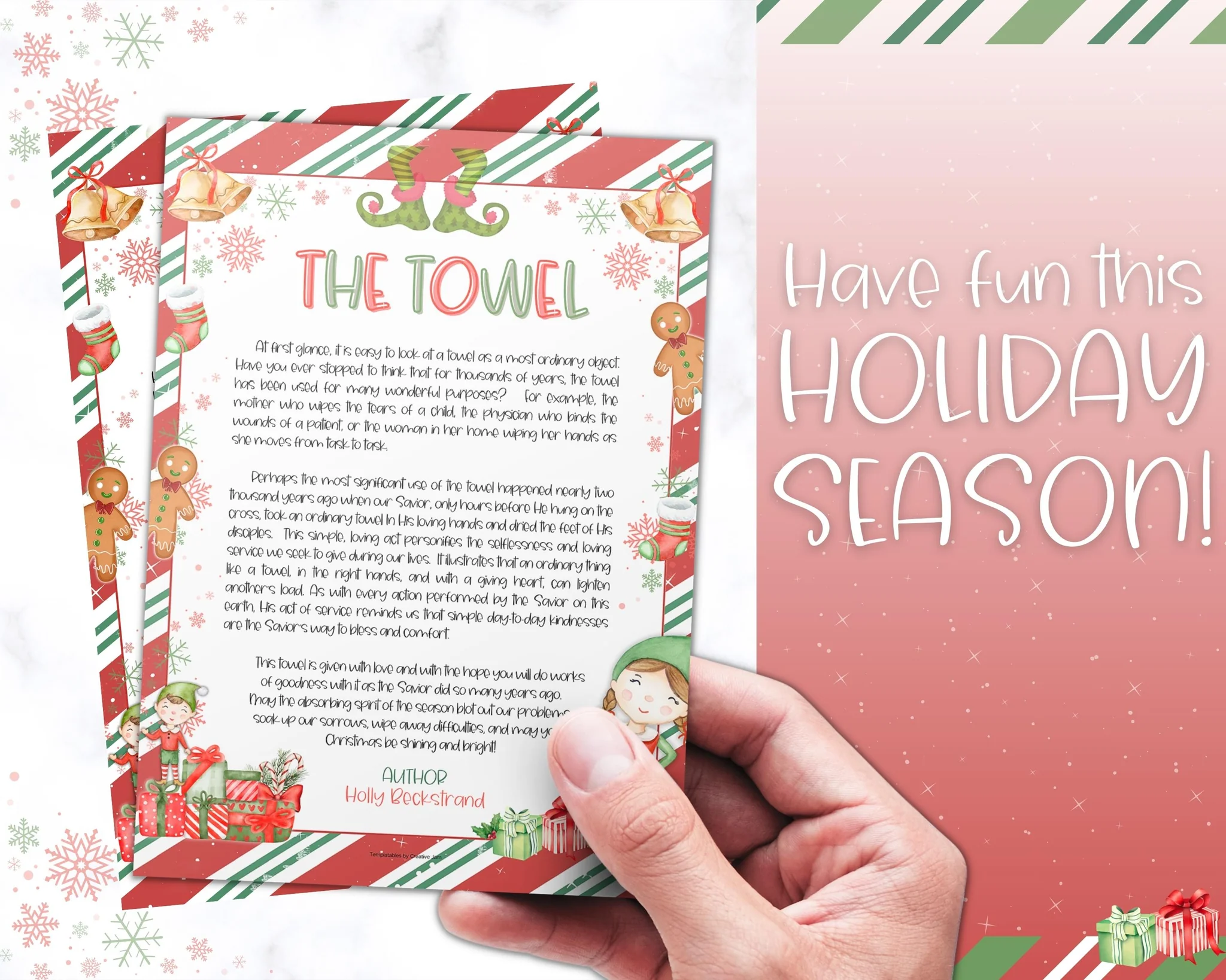 christmas towel poem free printable christmas towel poem free printable
