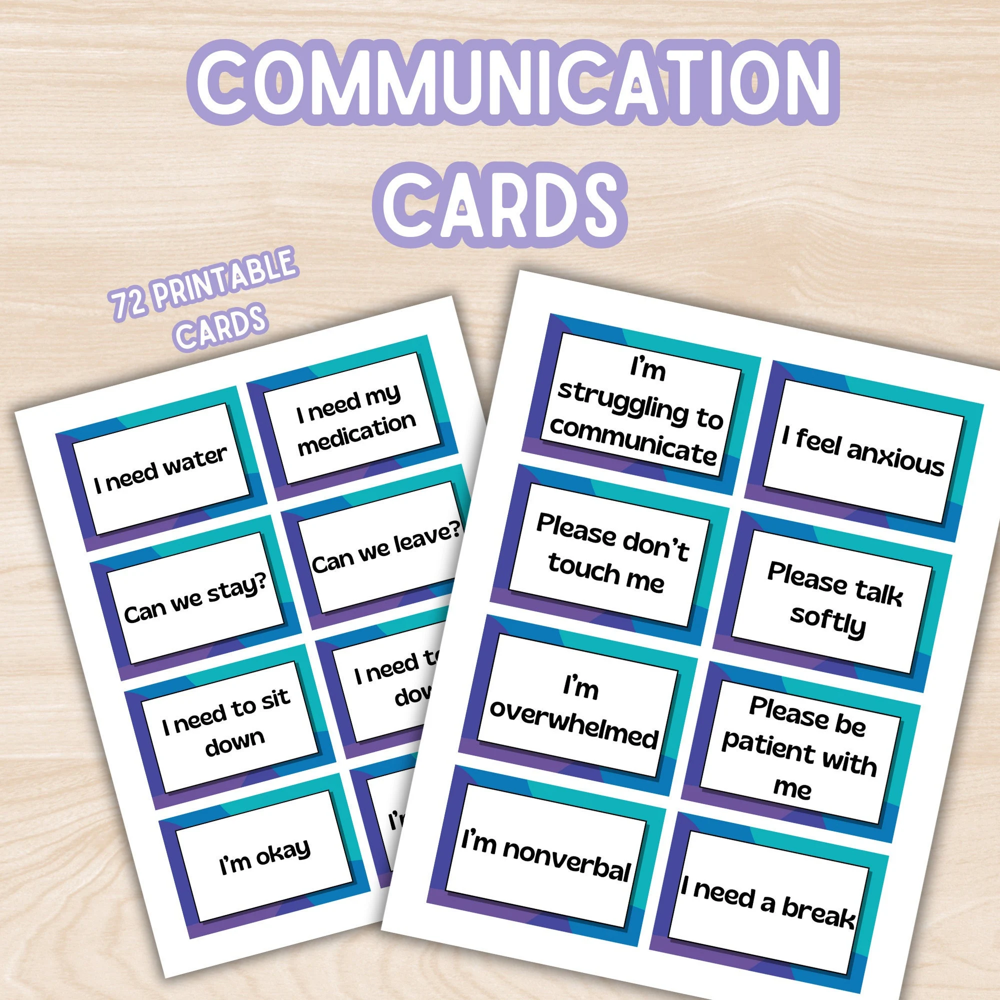 free printable non verbal communication cards for adults free printable non verbal communication cards for adults