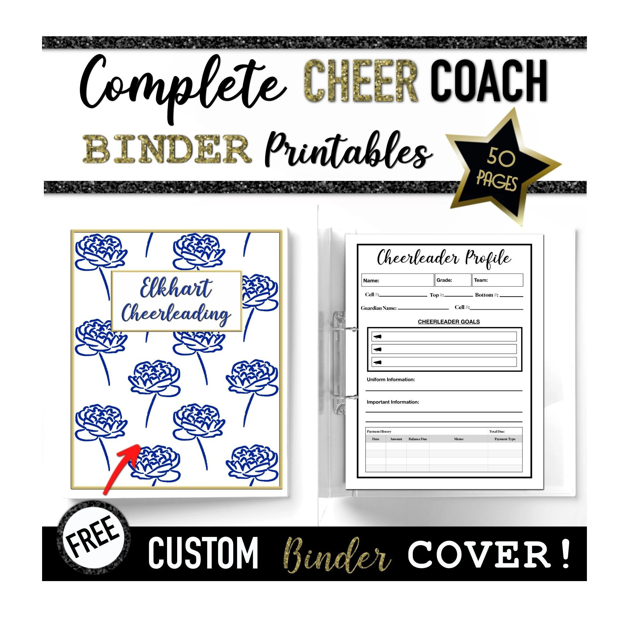 Complete Cheerleading Coach Binder Complete Cheerleading Coach Binder