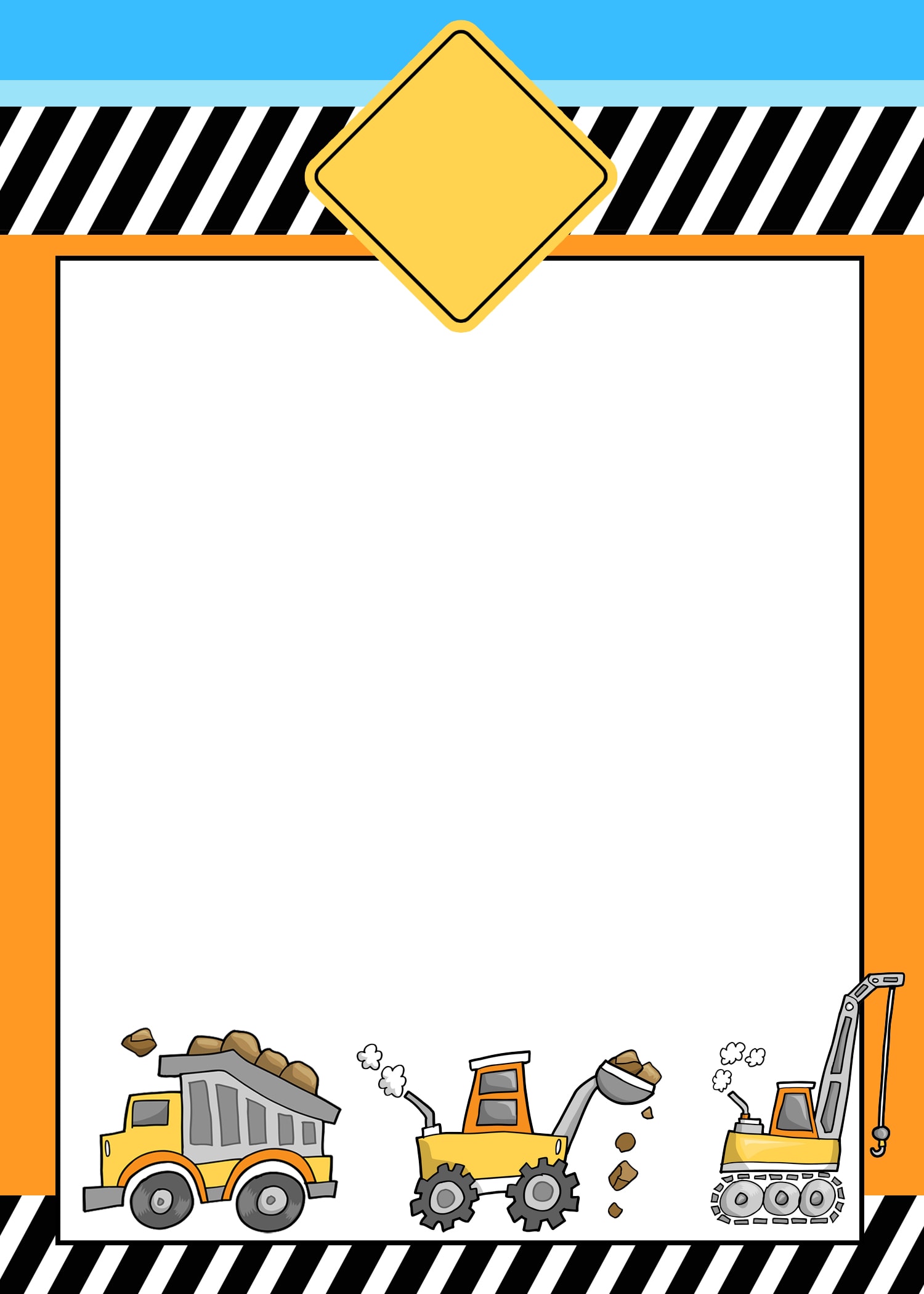 Construction Themed Birthday Party With Free Printables