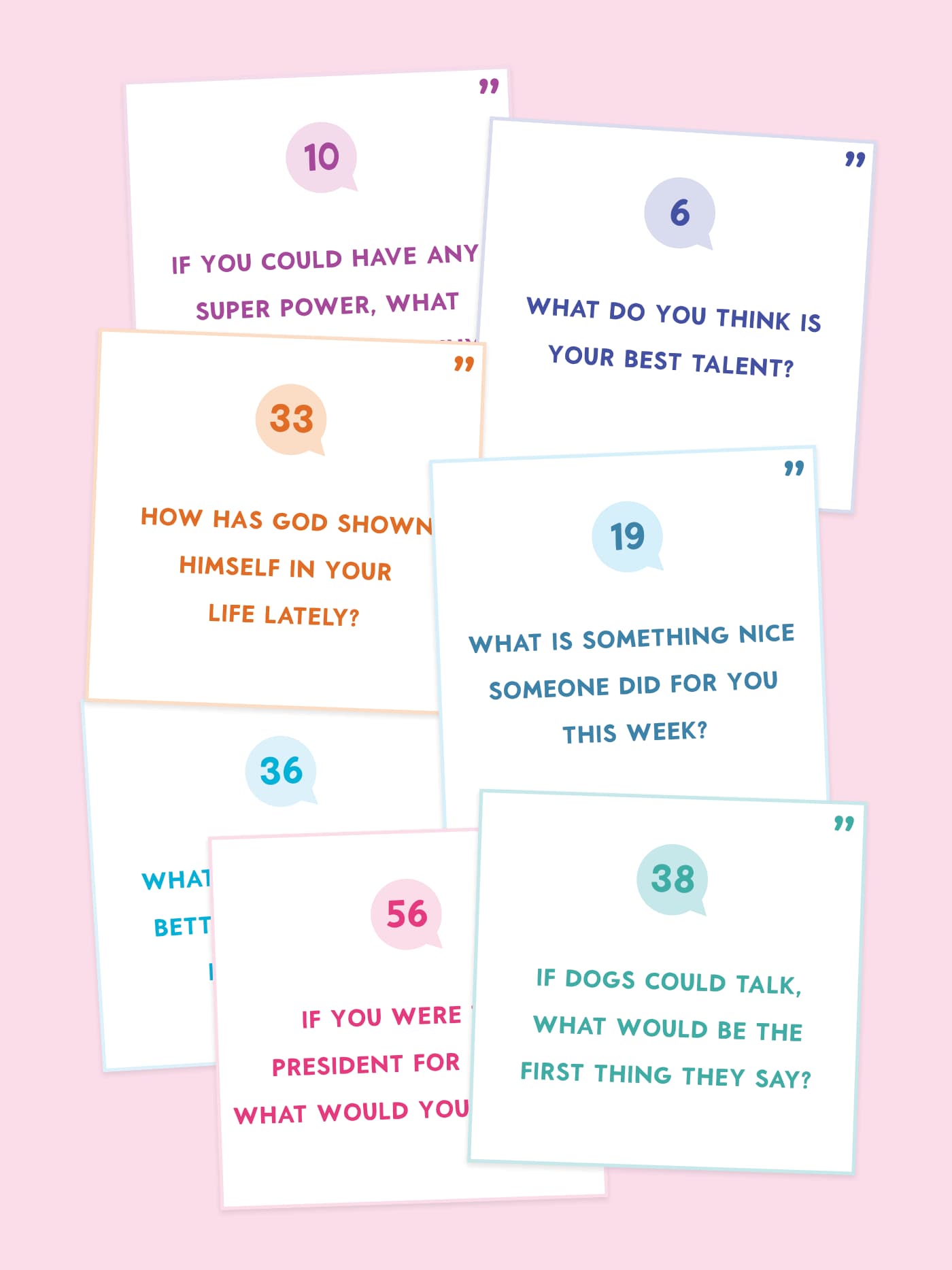 Conversation Cards For Families