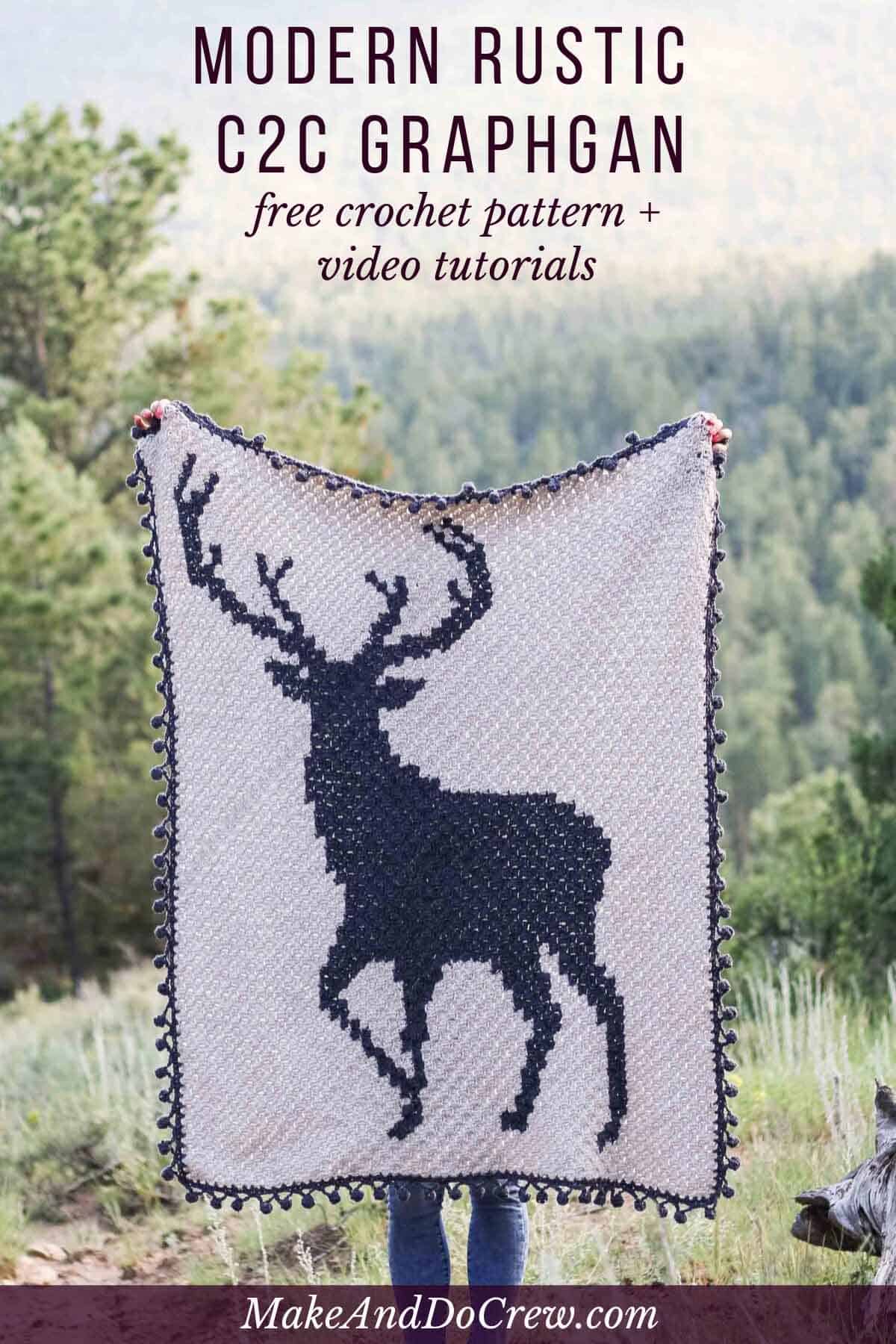 Corner To Corner Crochet Buck Graphgan Pattern Corner To Corner Crochet Buck Graphgan Pattern
