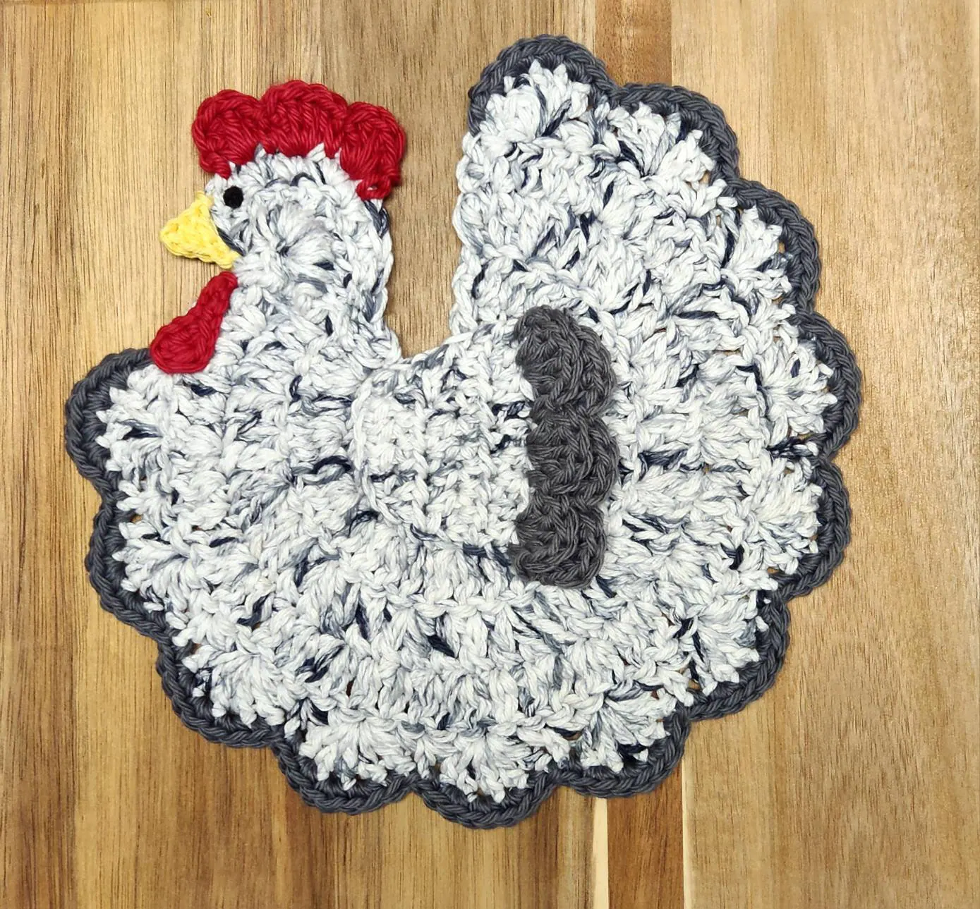 Crochet Chicken Pot Holder Potholder Crochet Chicken Pot Holder Potholder