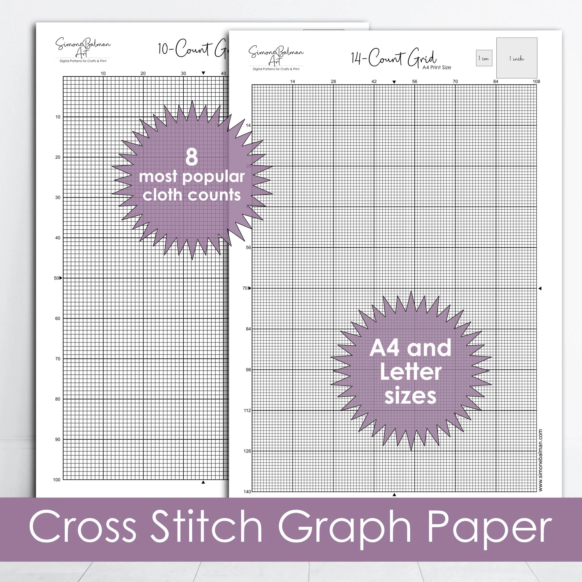 Cross Stitching 14 Count Graph Paper