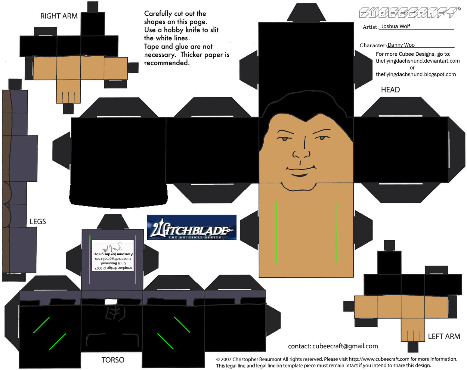 Danny Woo Paper Toy