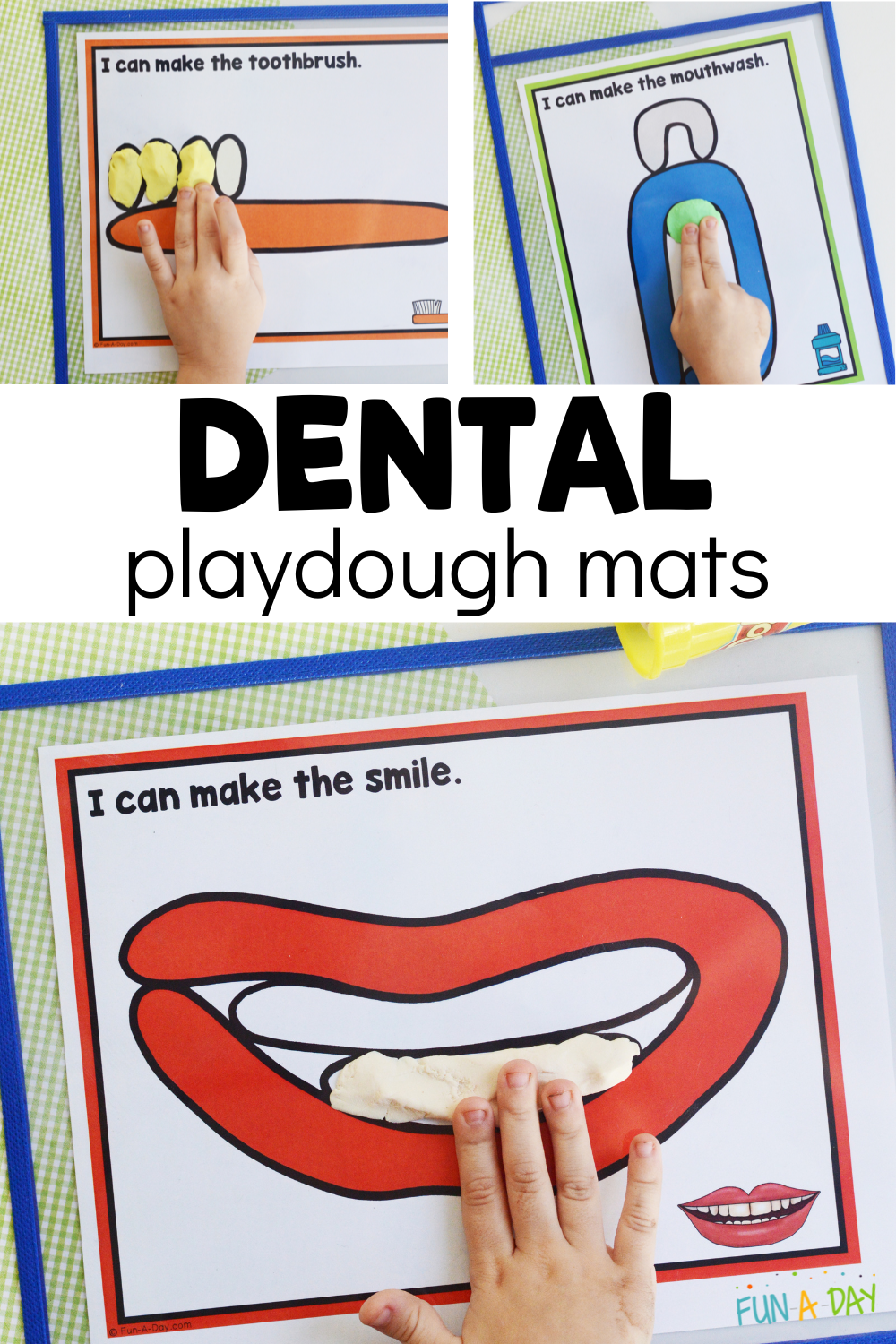 Dental Playdough Mats Dental Playdough Mats