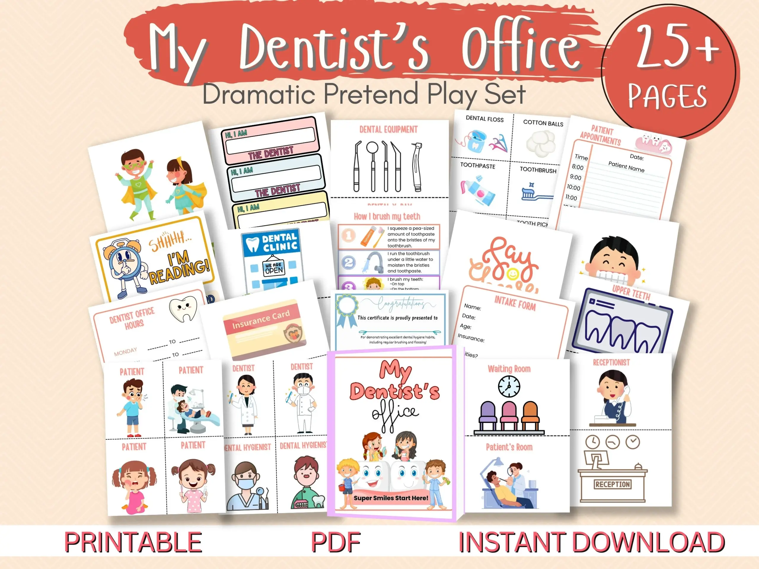 dentist dramatic play free printables dentist dramatic play free printables