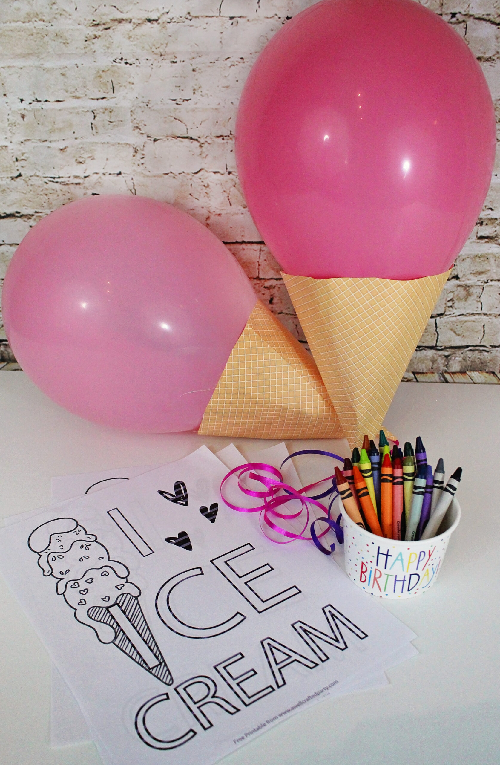 Diy Ice Cream Party Free Printables
