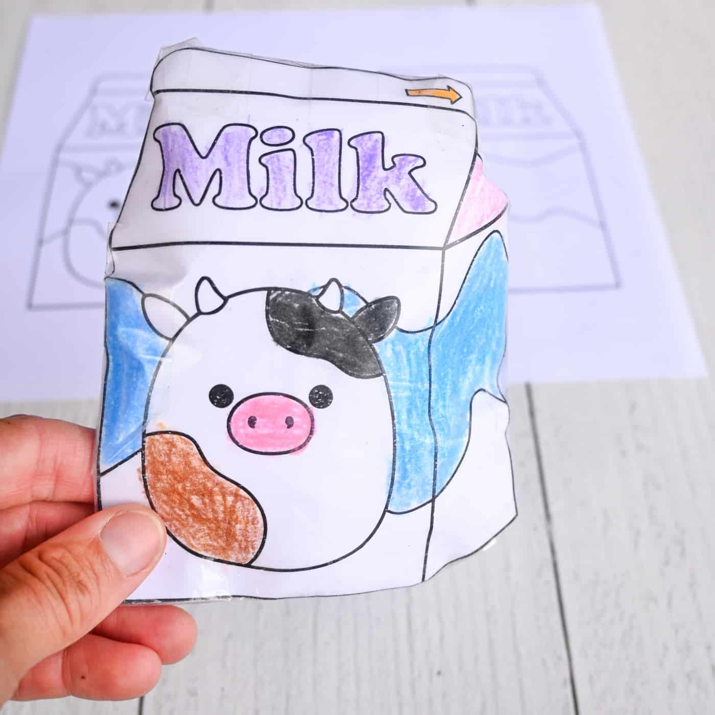 Diy Milk Carton Paper Squishy Diy Milk Carton Paper Squishy