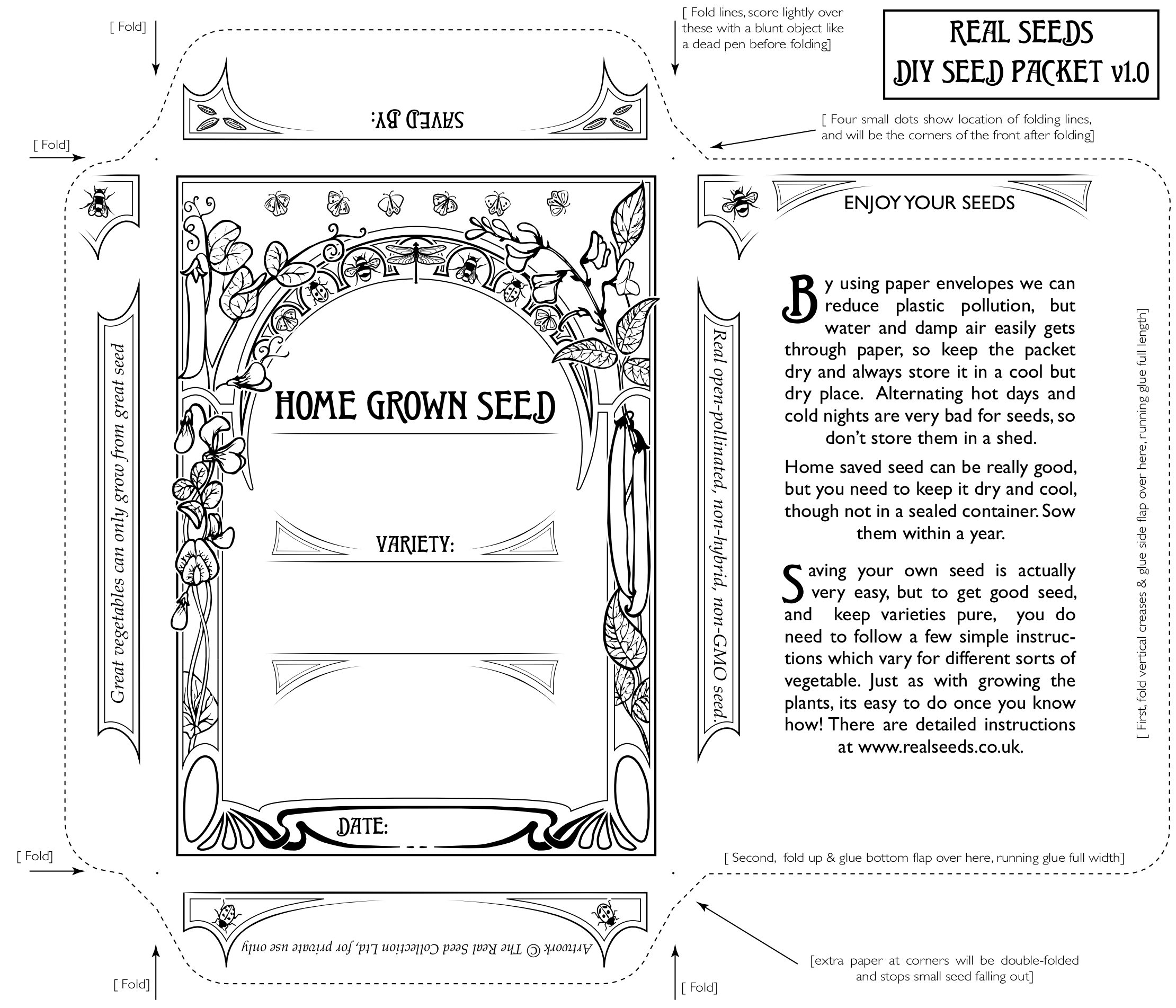 Diyseedenvelopes Diyseedenvelopes