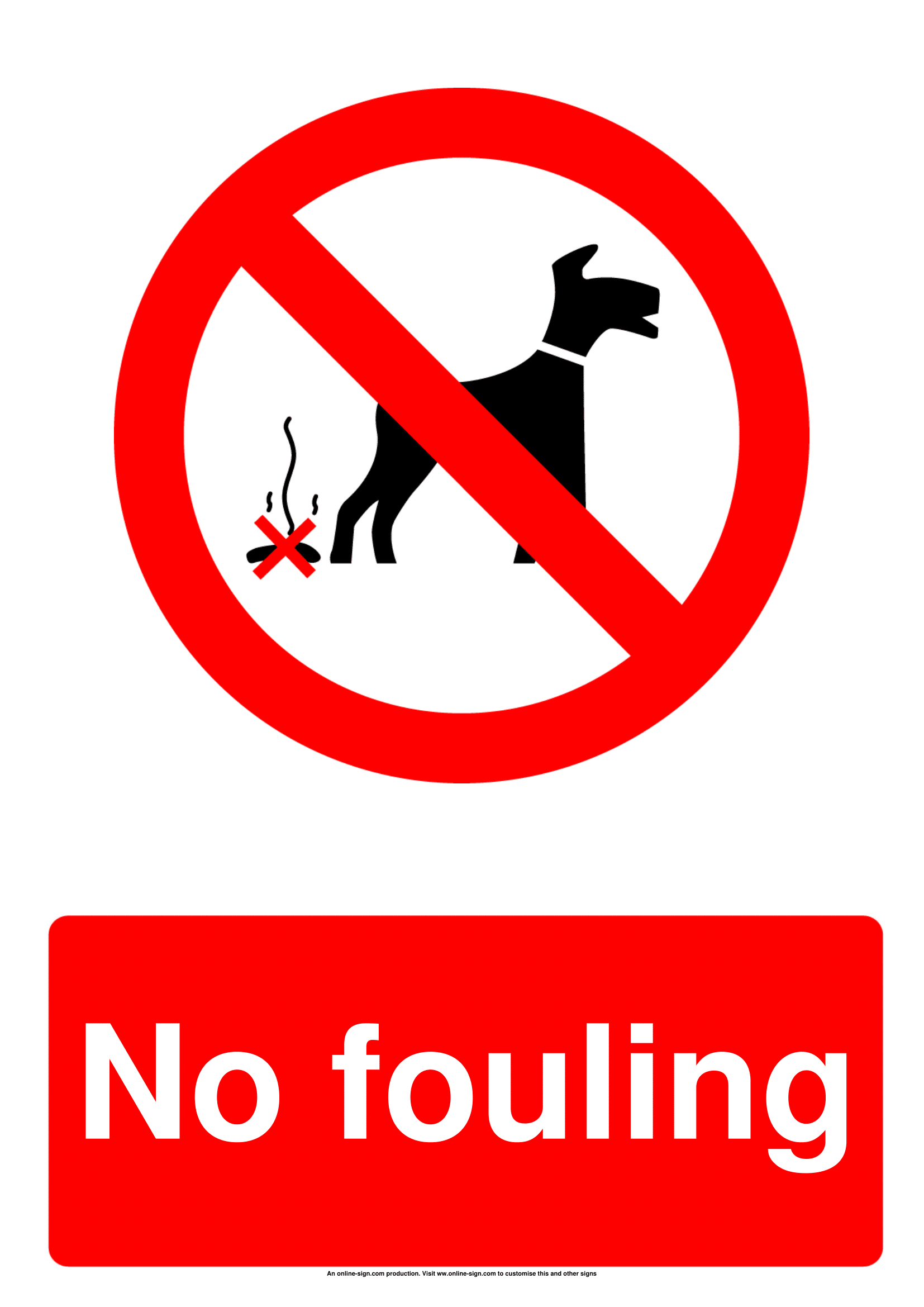 Dog Fouling Signs