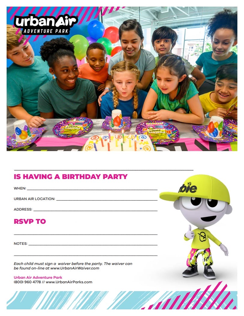 Download Birthday Party Invitations