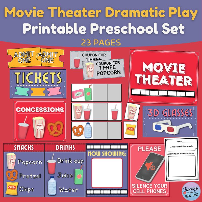Dramatic Play Printable Packs Dramatic Play Printable Packs