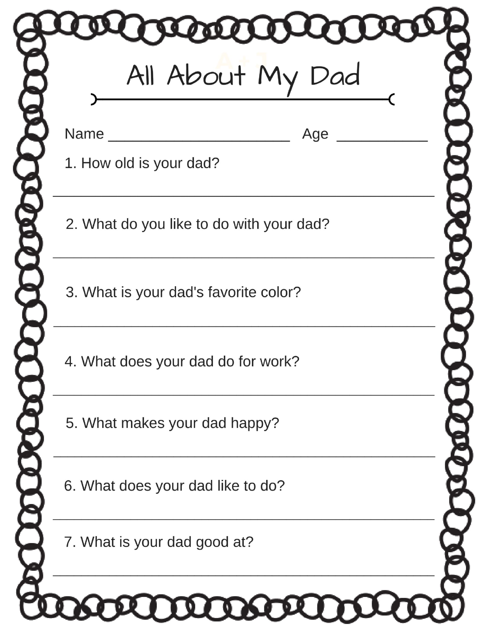 Easy Diy Fathers Day Gift Interview With The Kids