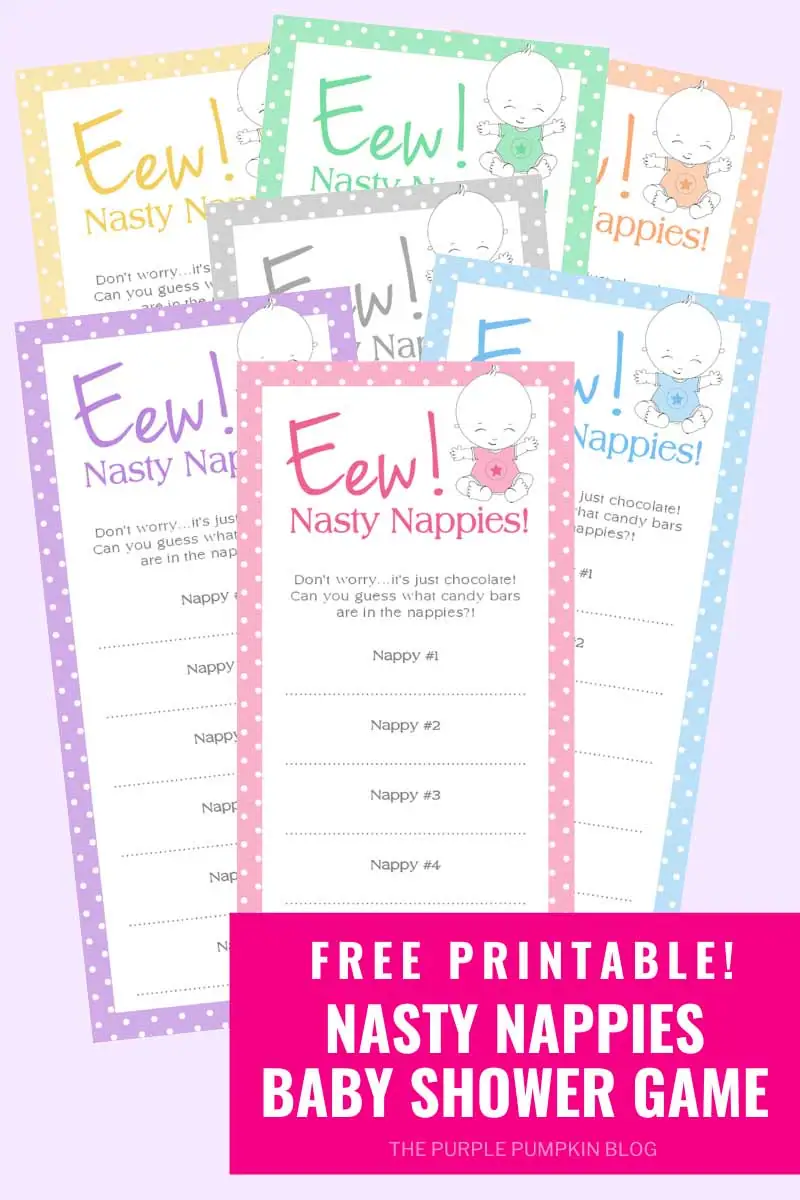 Eew Nasty Nappies Game Pink Flavoured Eew Nasty Nappies Game Pink Flavoured
