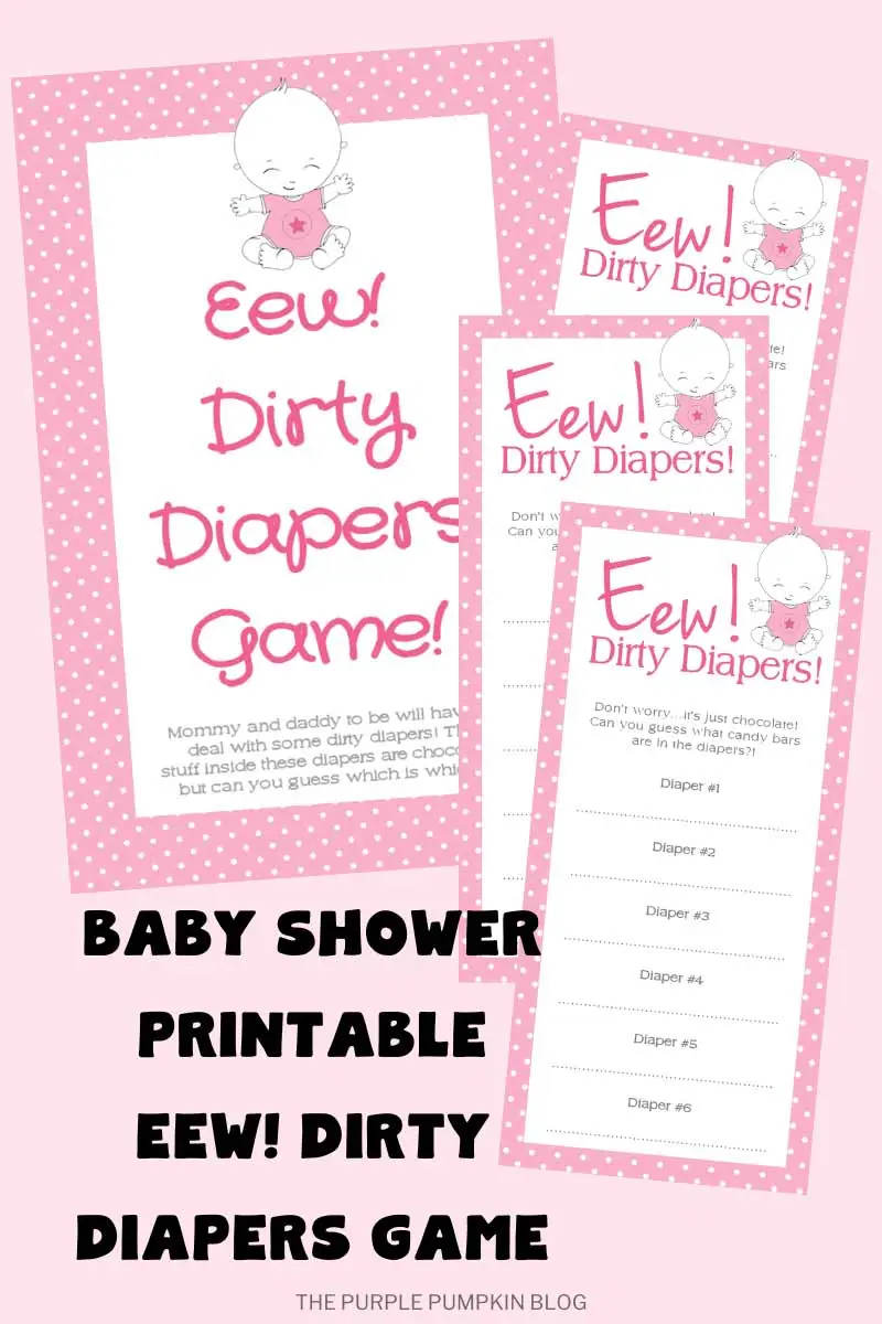 Eew Nasty Nappies Game Pink Flavoured Eew Nasty Nappies Game Pink Flavoured