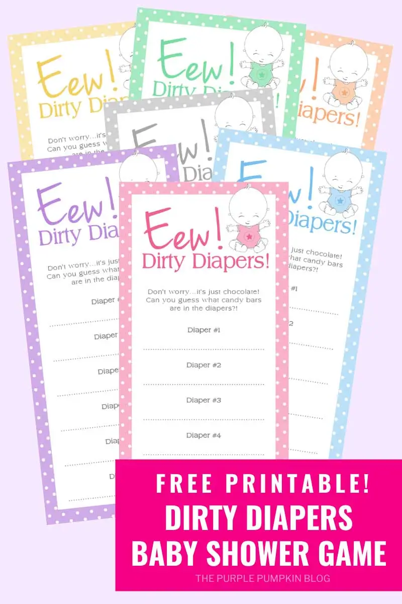 Eew Nasty Nappies Game Pink Flavoured