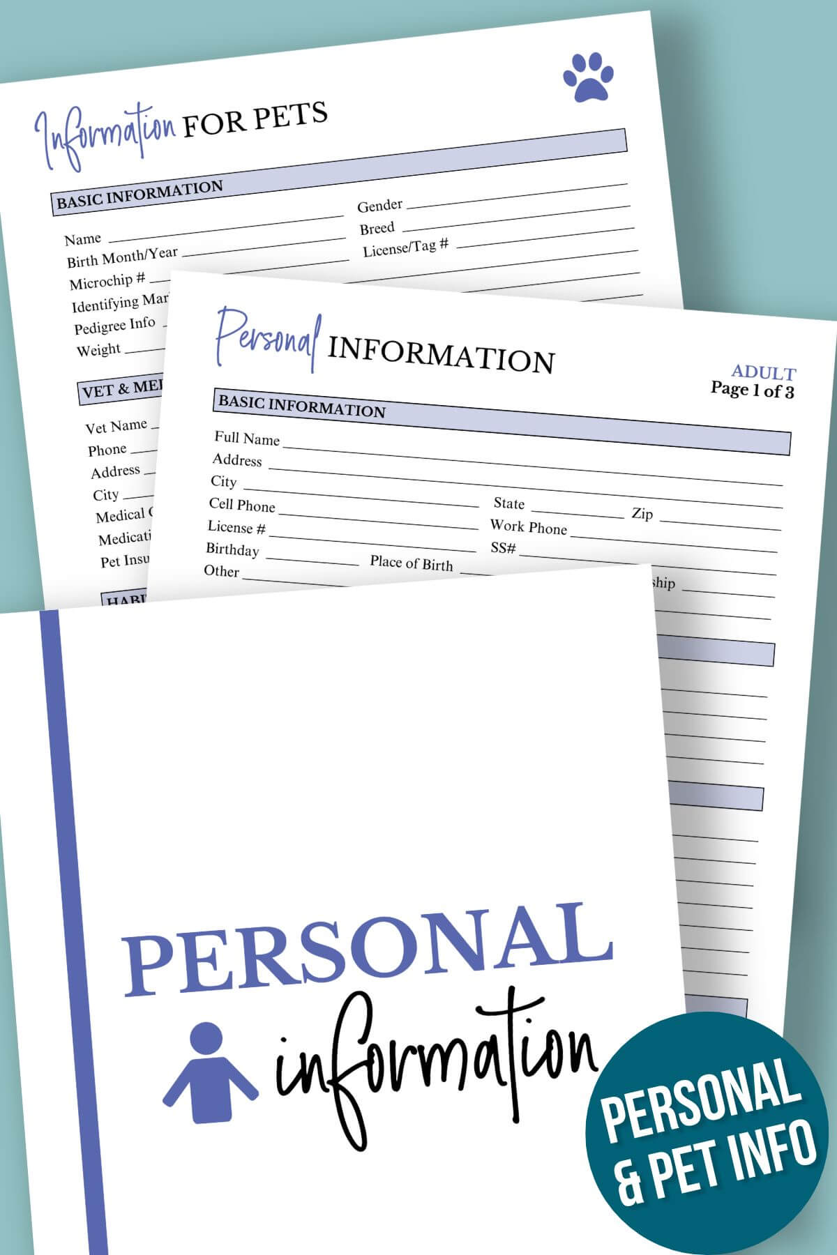 Emergency Binder