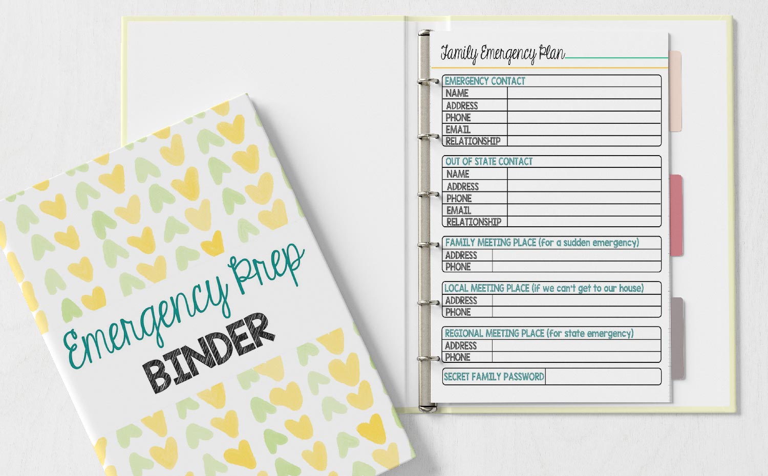 Family Emergency Binder