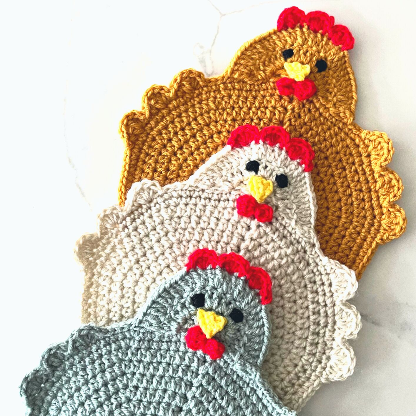 Farmhouse Chicken Potholder 16656