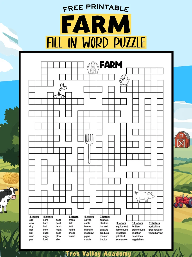 Fill In Word Puzzles Fill In Word Puzzles