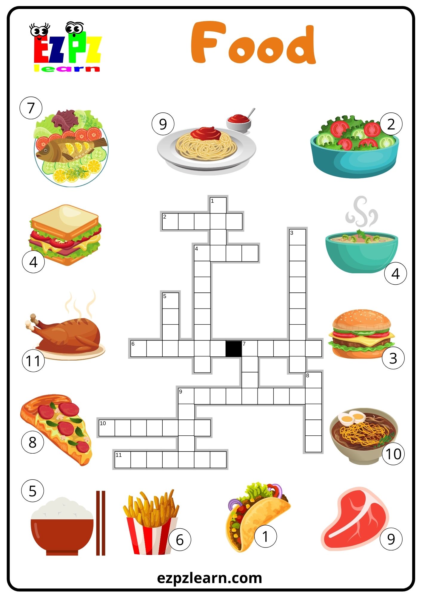 Food Crossword Food Crossword