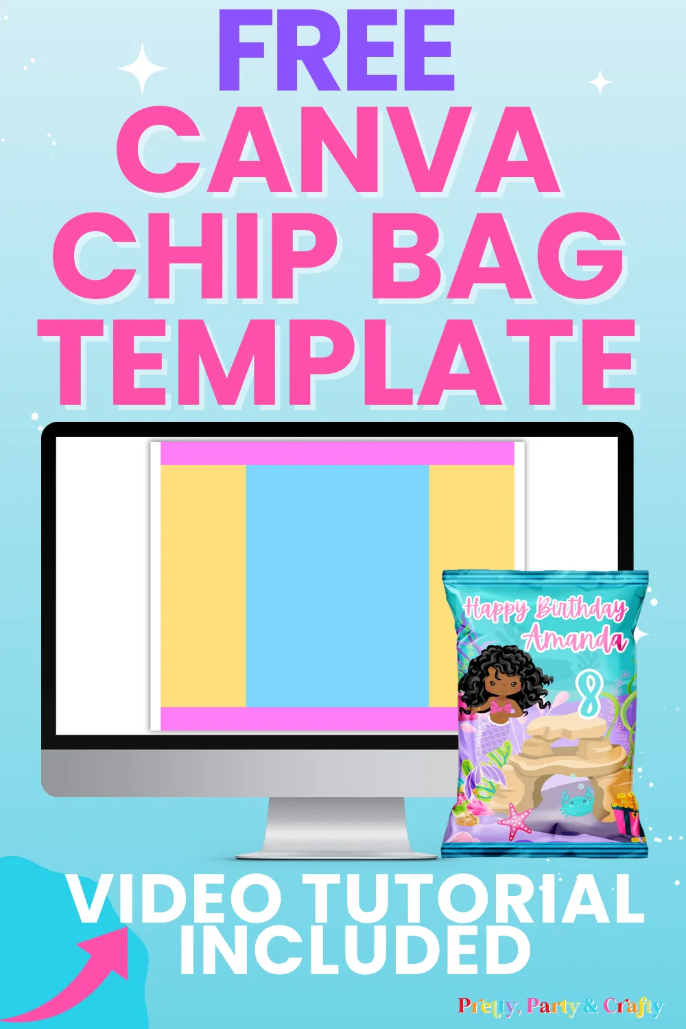 Free Chip Bag Template Canva