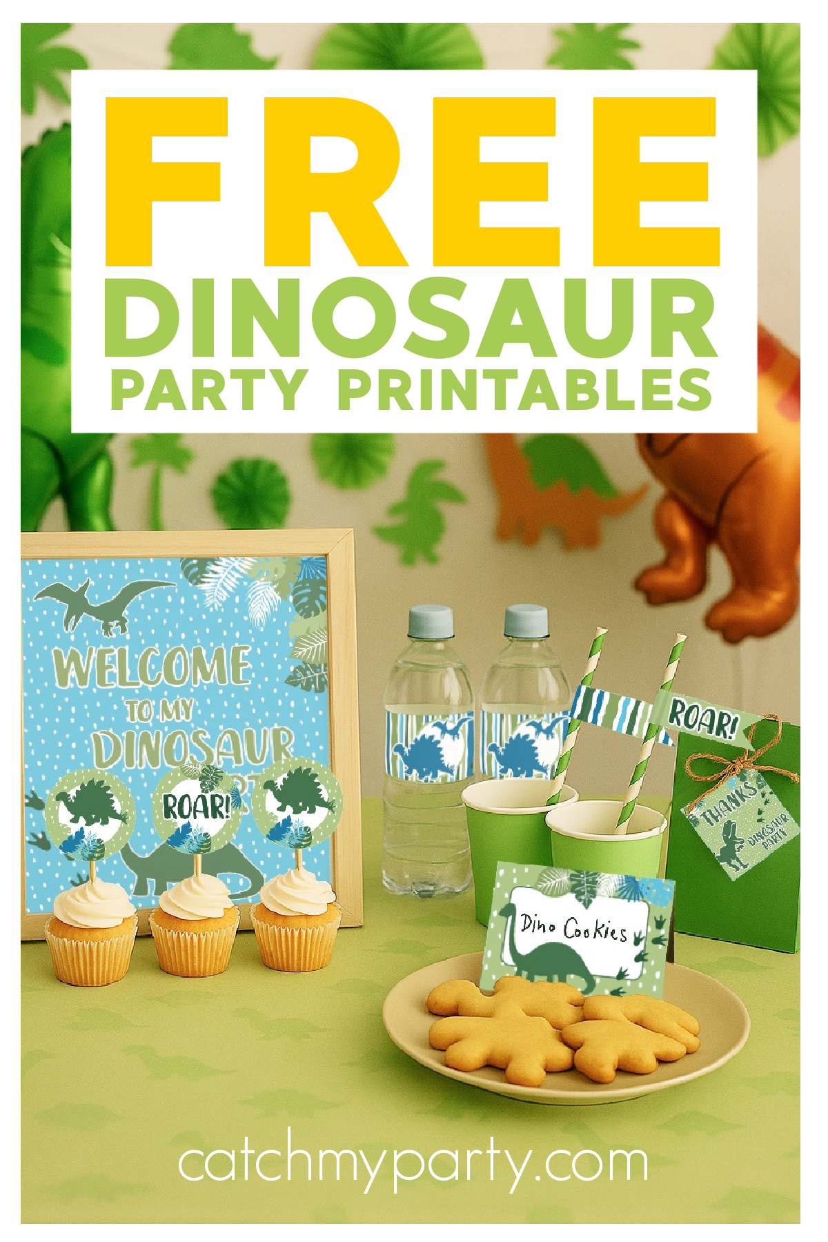 Free Dinosaur Birthday Party Printables Free Dinosaur Birthday Party Printables