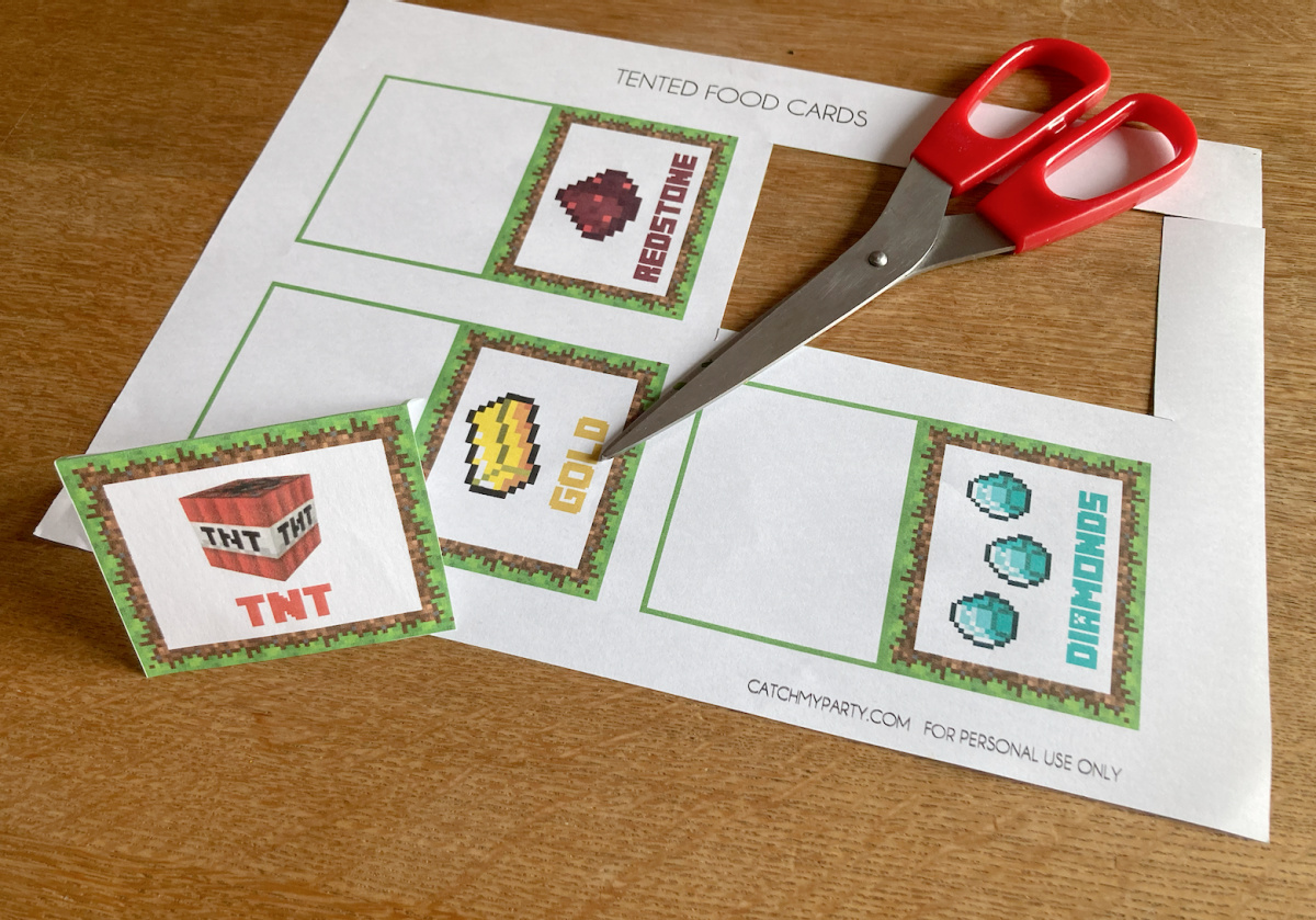 Free Minecraft Party Printables Free Minecraft Party Printables