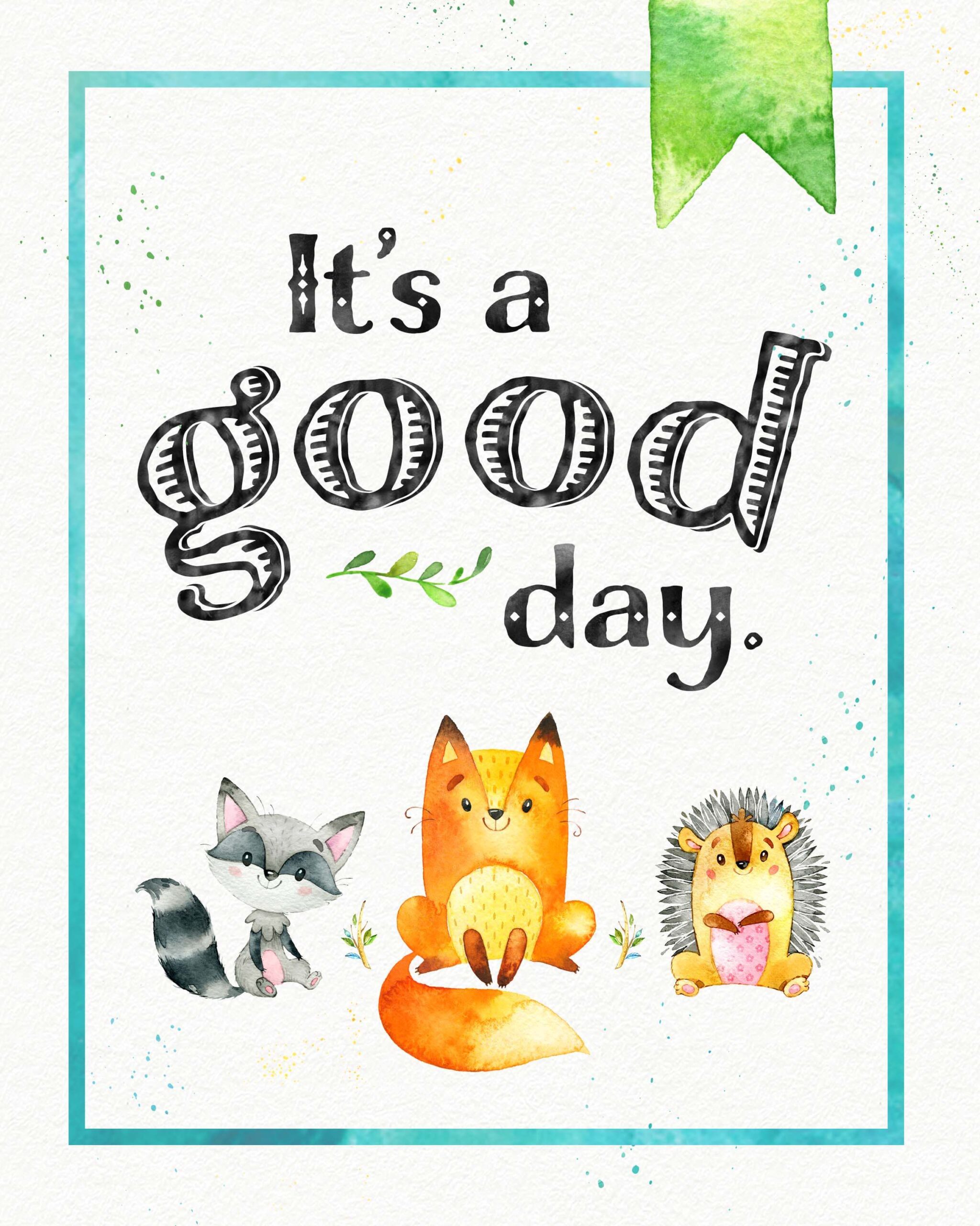 free woodland nursery printables